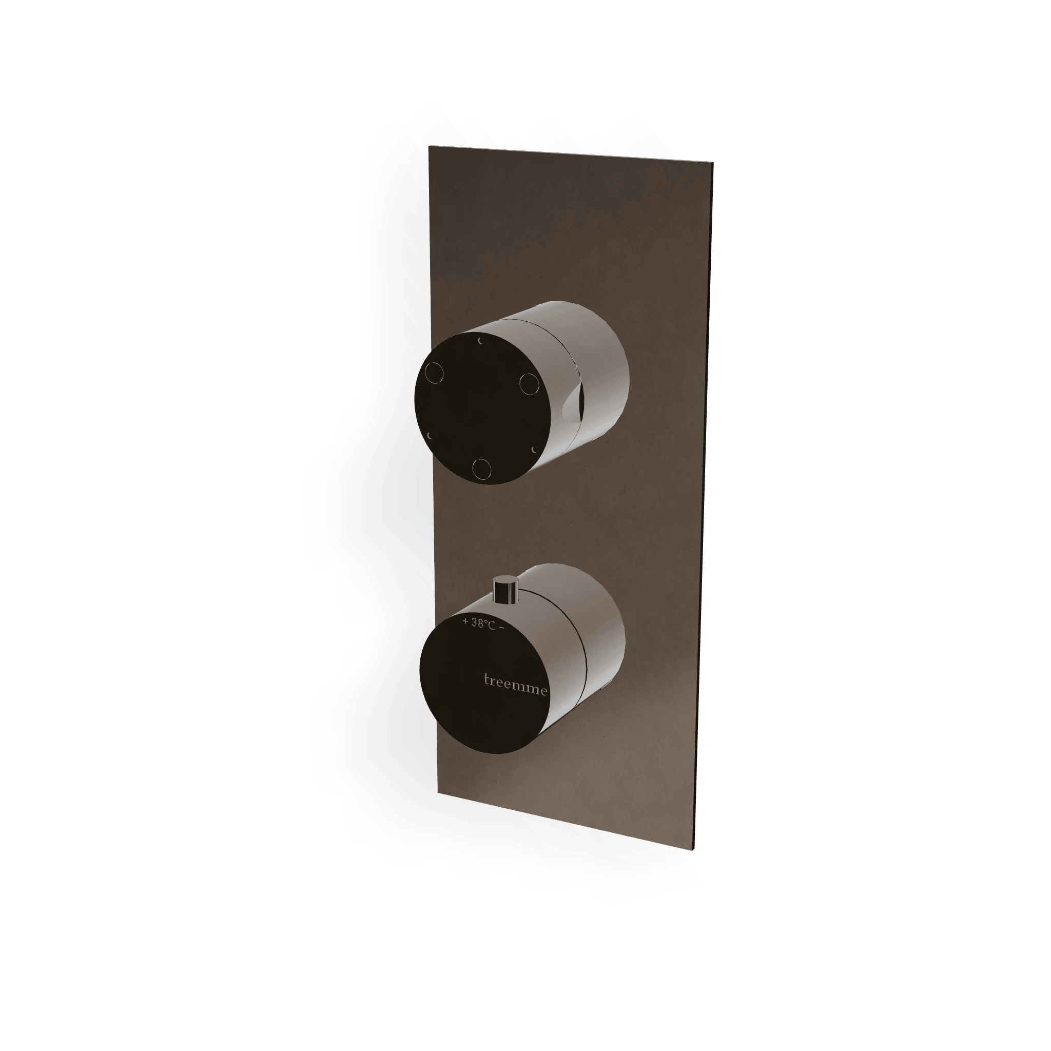 Внешняя часть термостатического смесителя для душа на 3 потребителя