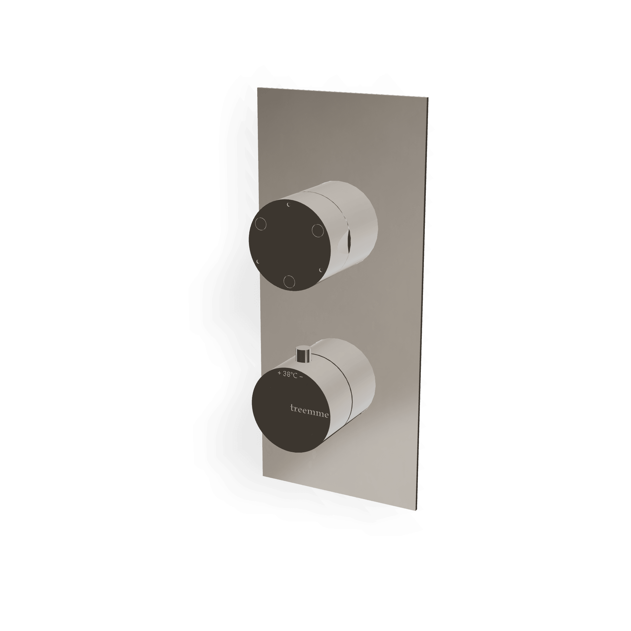 Внешняя часть термостатического смесителя для душа на 3 потребителя