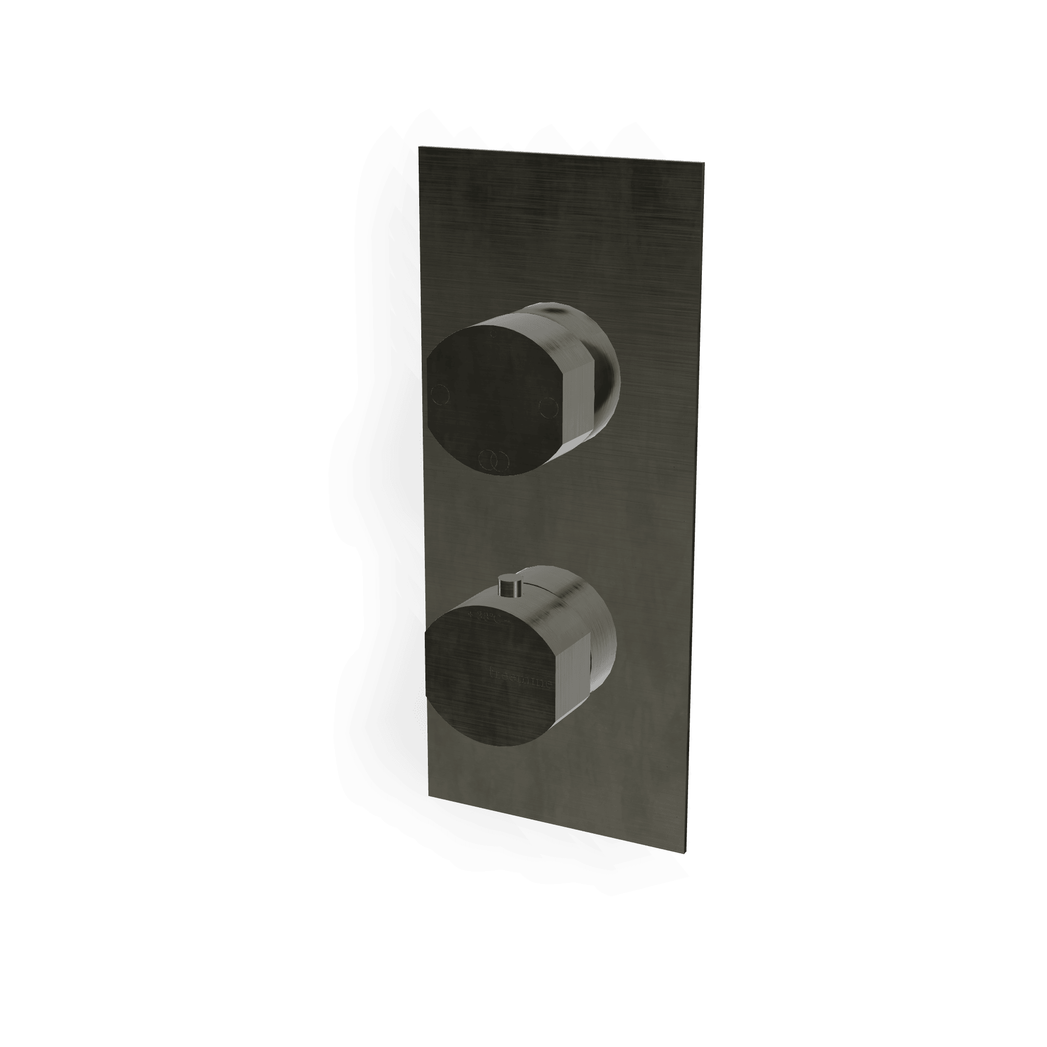 Внешняя часть термостатического смесителя на 2 потребителя Hedo