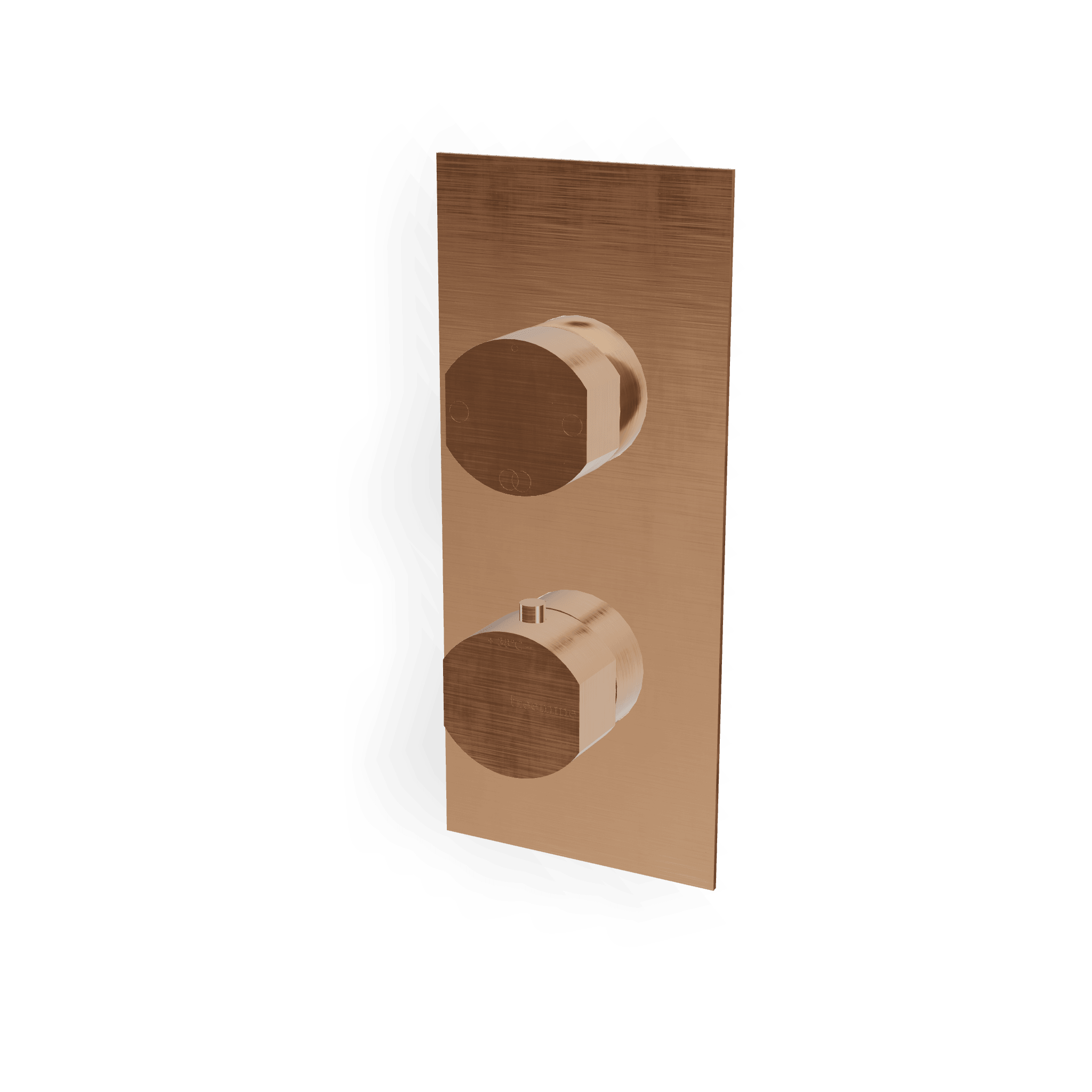 Внешняя часть термостатического смесителя на 2 потребителя Hedo