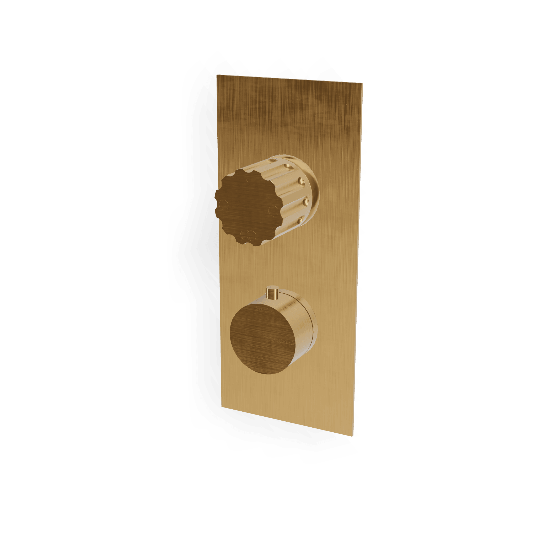 Внешняя часть термостатического смесителя на 2 потребителя Ios