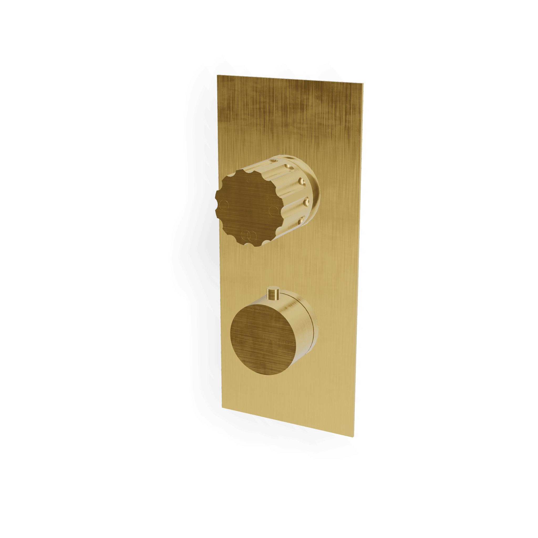 Внешняя часть термостатического смесителя на 2 потребителя Ios