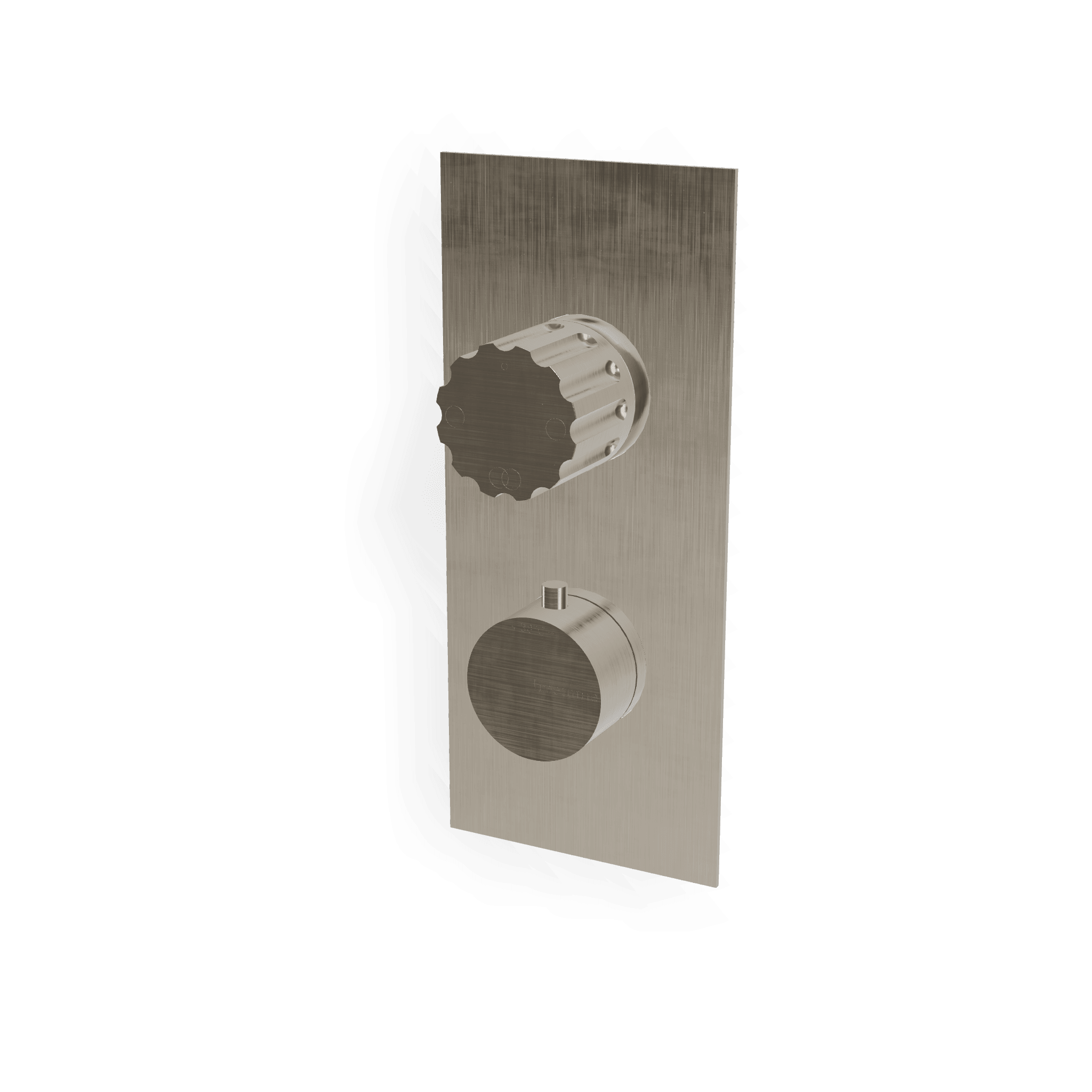 Внешняя часть термостатического смесителя на 2 потребителя Ios