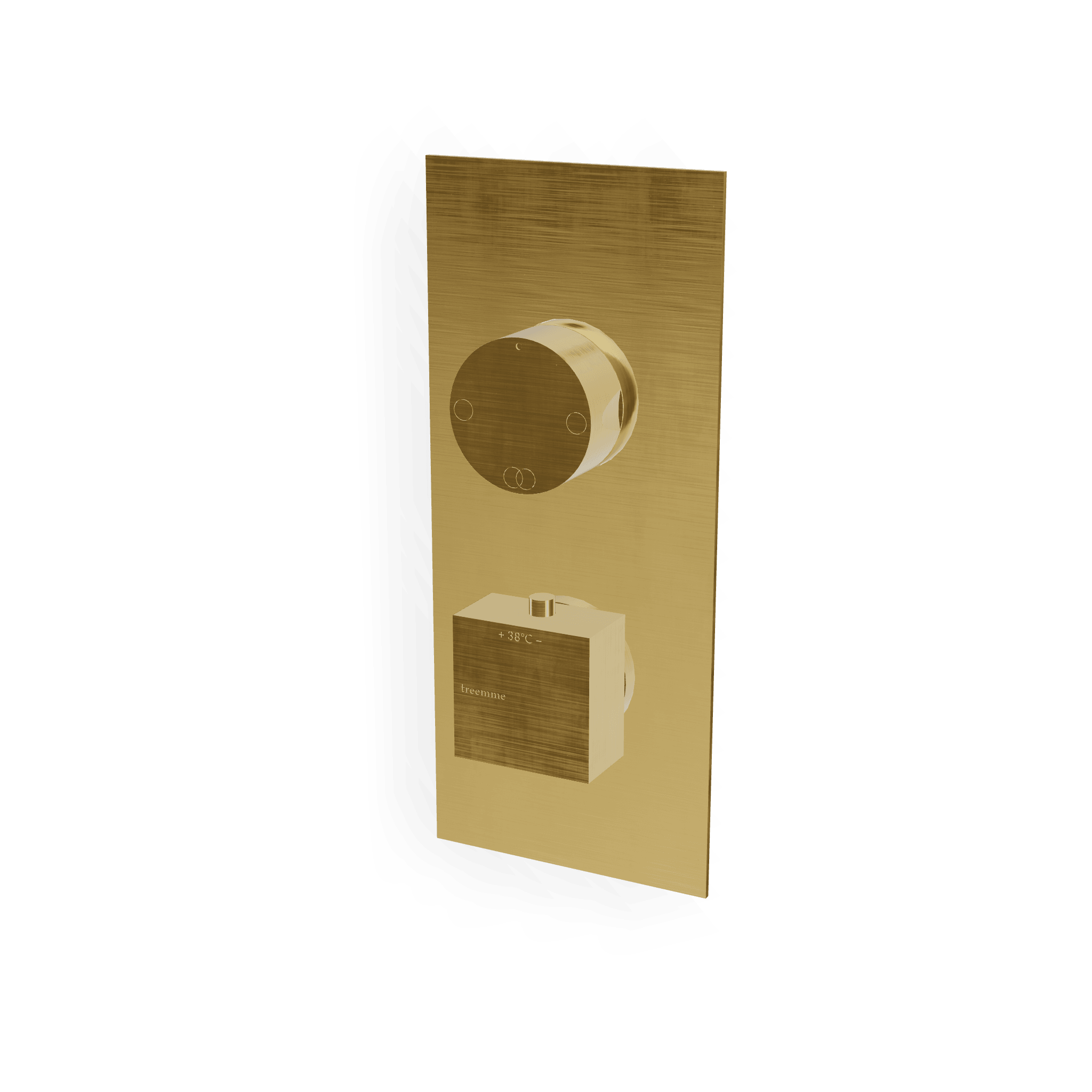 Внешняя часть термостатического смесителя на 2 потребителя Q30