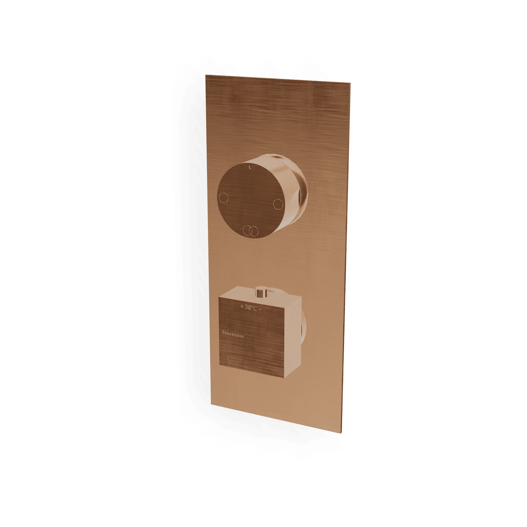 Внешняя часть термостатического смесителя на 2 потребителя Q30