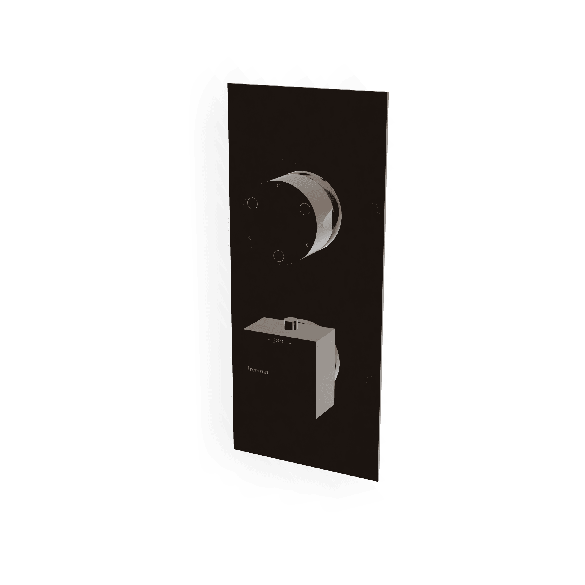 Внешняя часть термостатического смесителя на 3 потребителя Q30