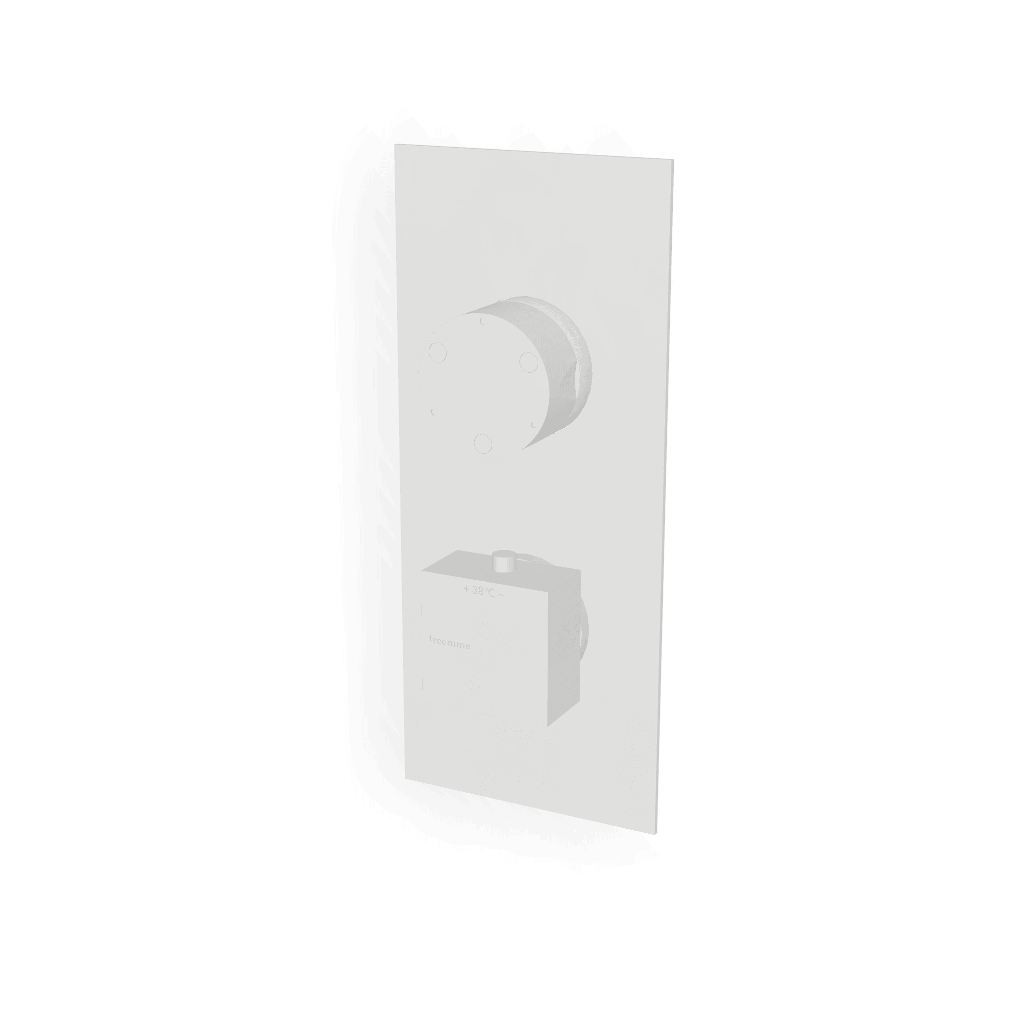 Внешняя часть термостатического смесителя на 3 потребителя Q30