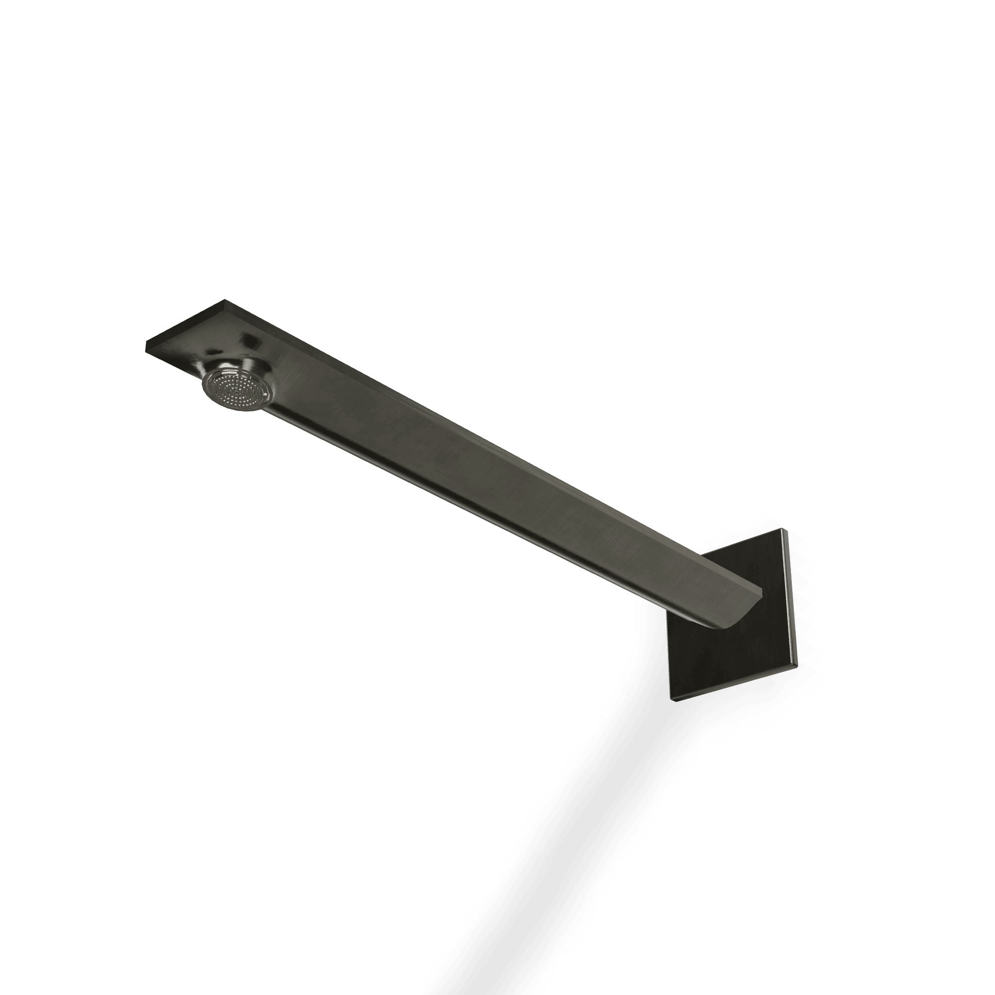 Верхний душ из стены с аэратором