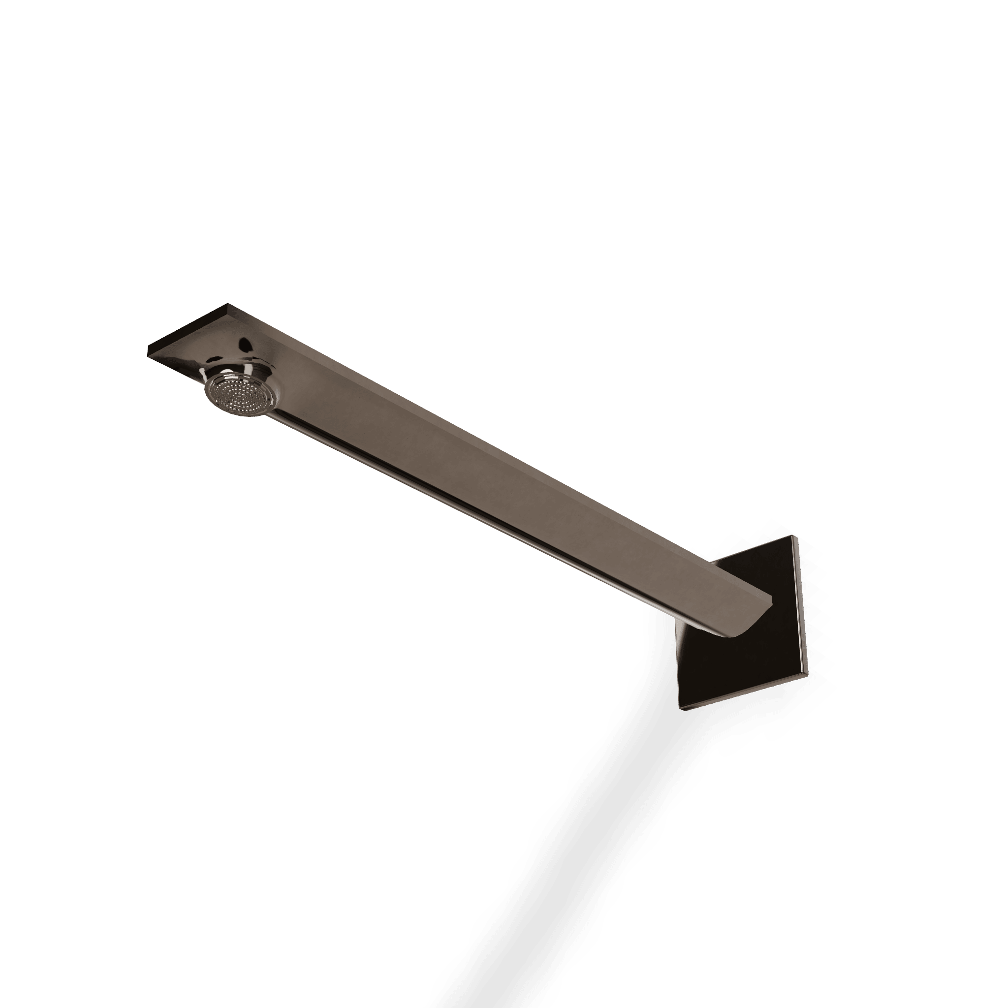 Верхний душ из стены с аэратором