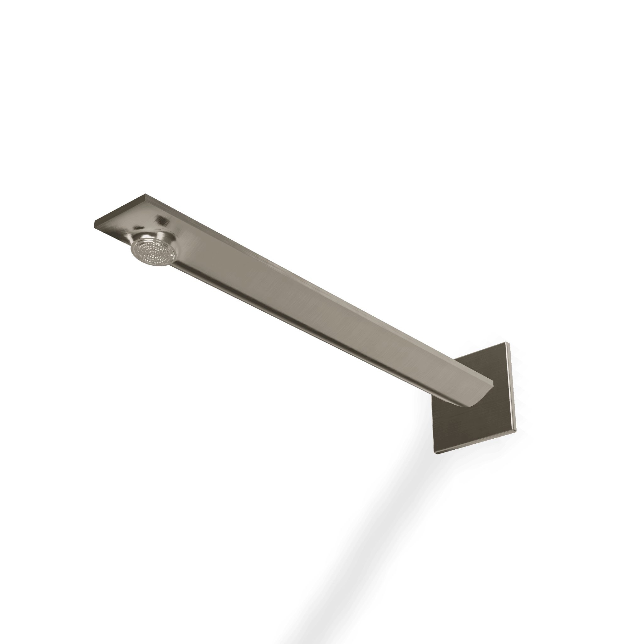 Верхний душ из стены с аэратором