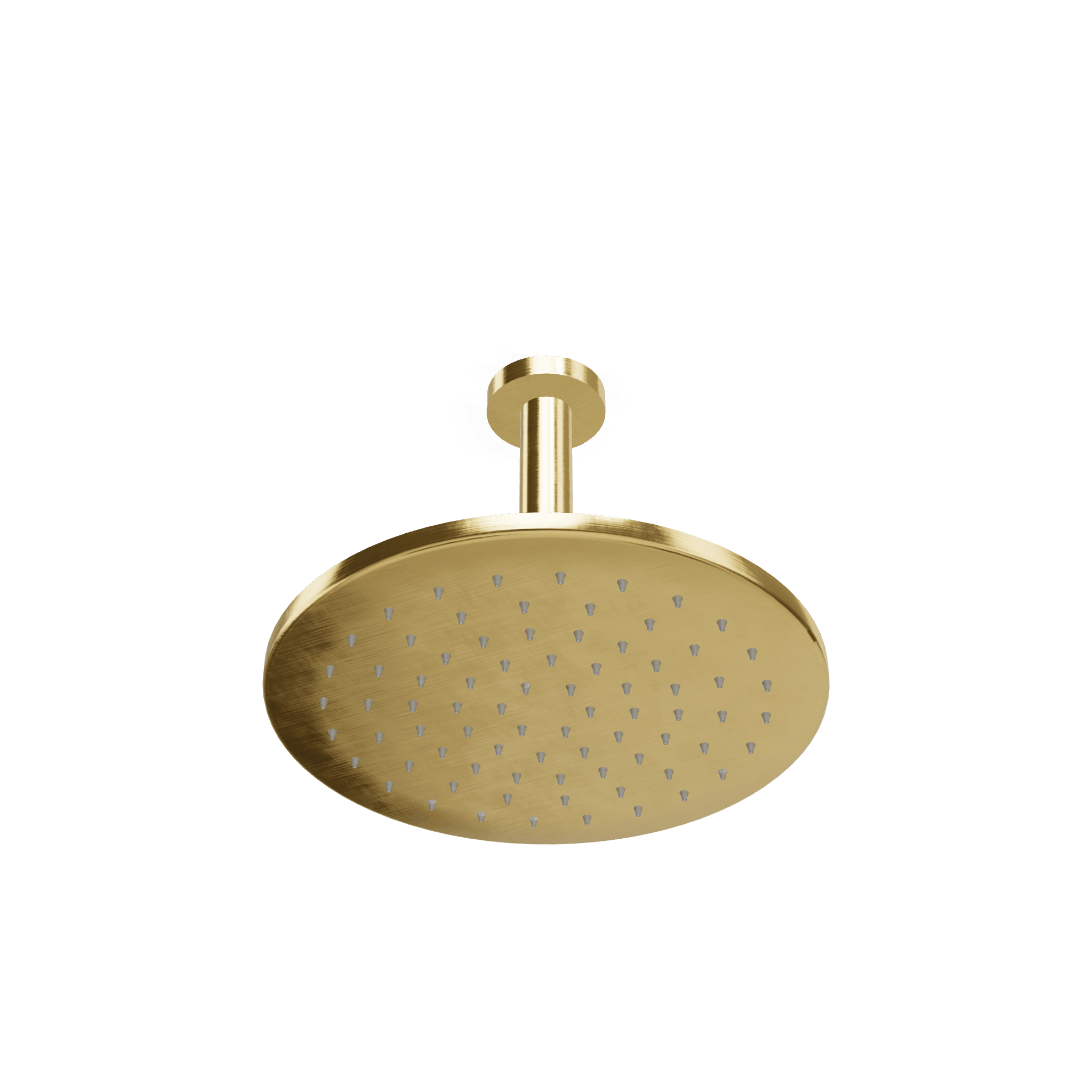 Верхний душ диаметр 250 мм с кронштейном 200 мм из потолка