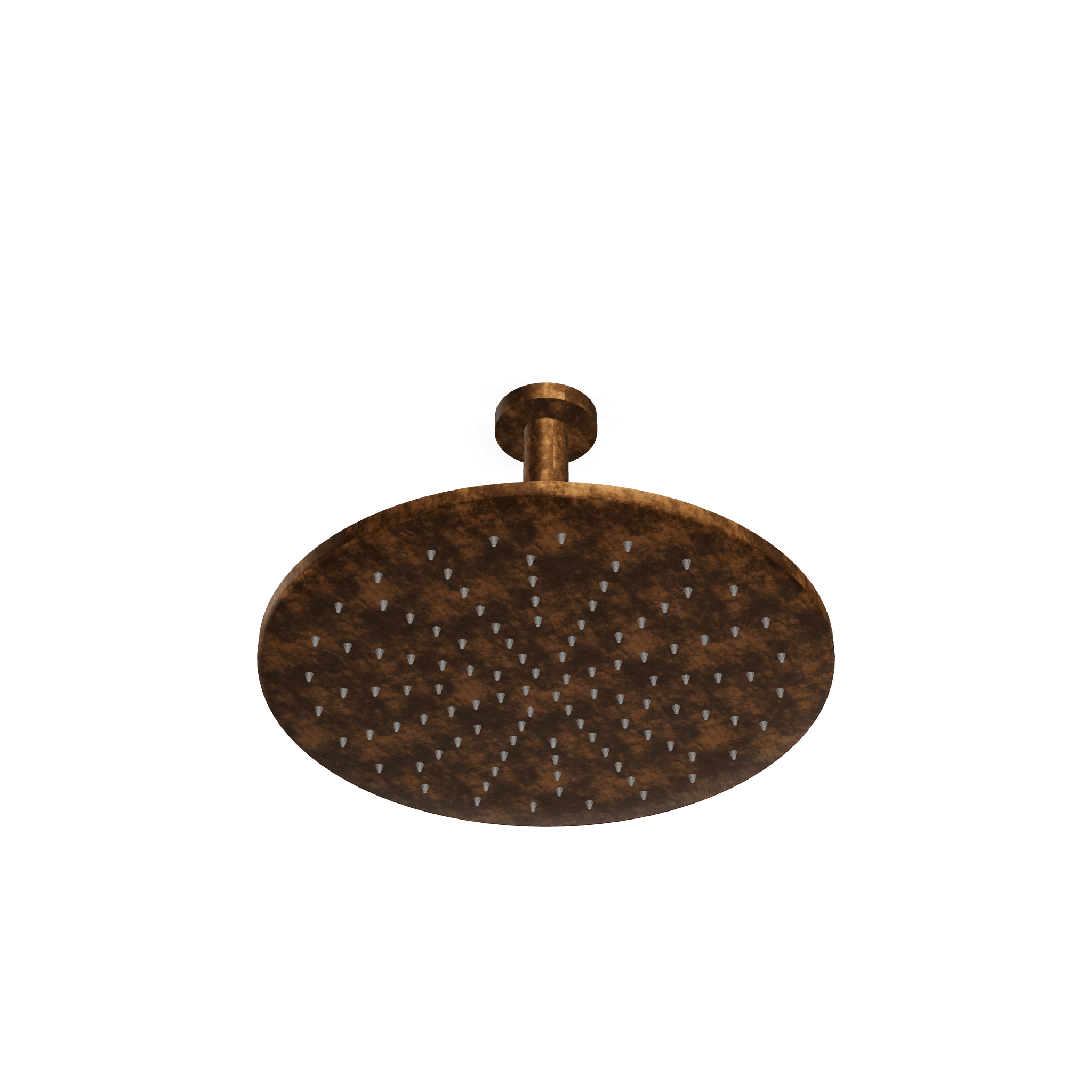 Верхний душ диаметр 300 мм с кронштейном 200 мм из потолка