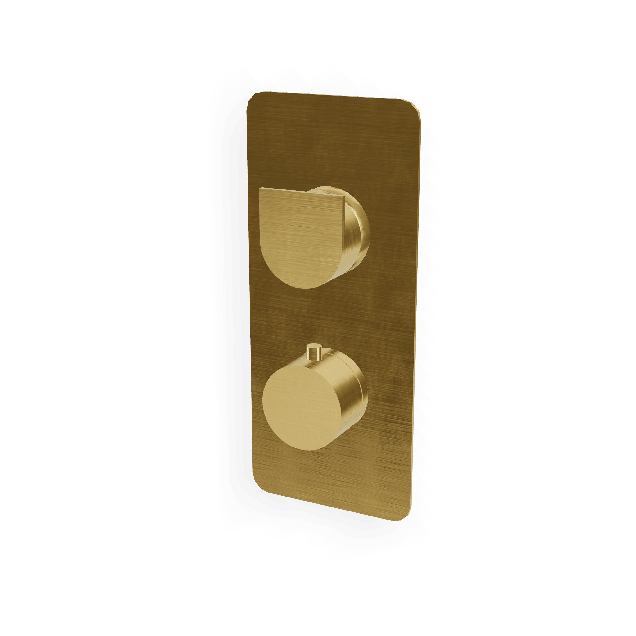 Внешняя часть термостатического смесителя на 2 потребителя Hask