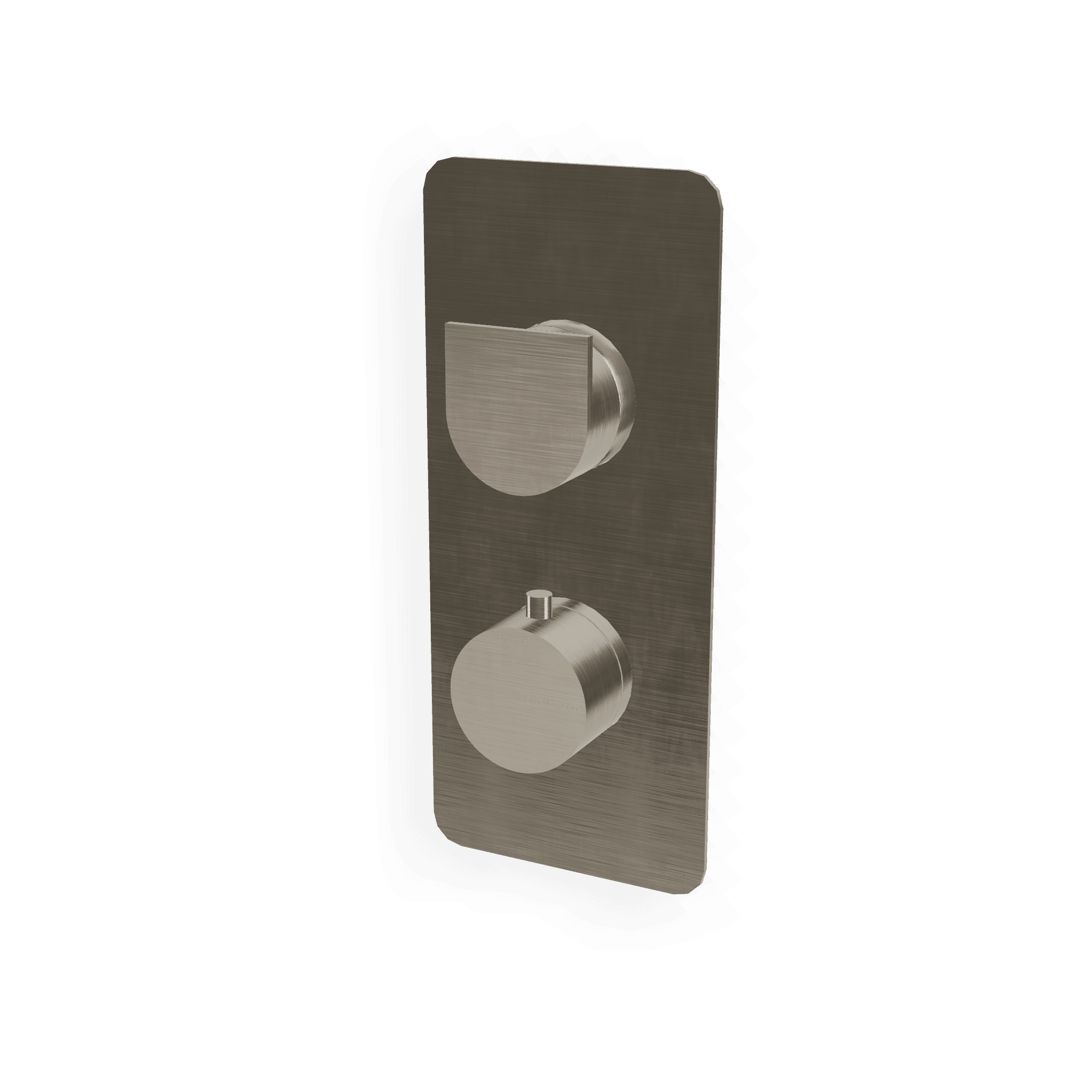 Внешняя часть термостатического смесителя на 2 потребителя Hask