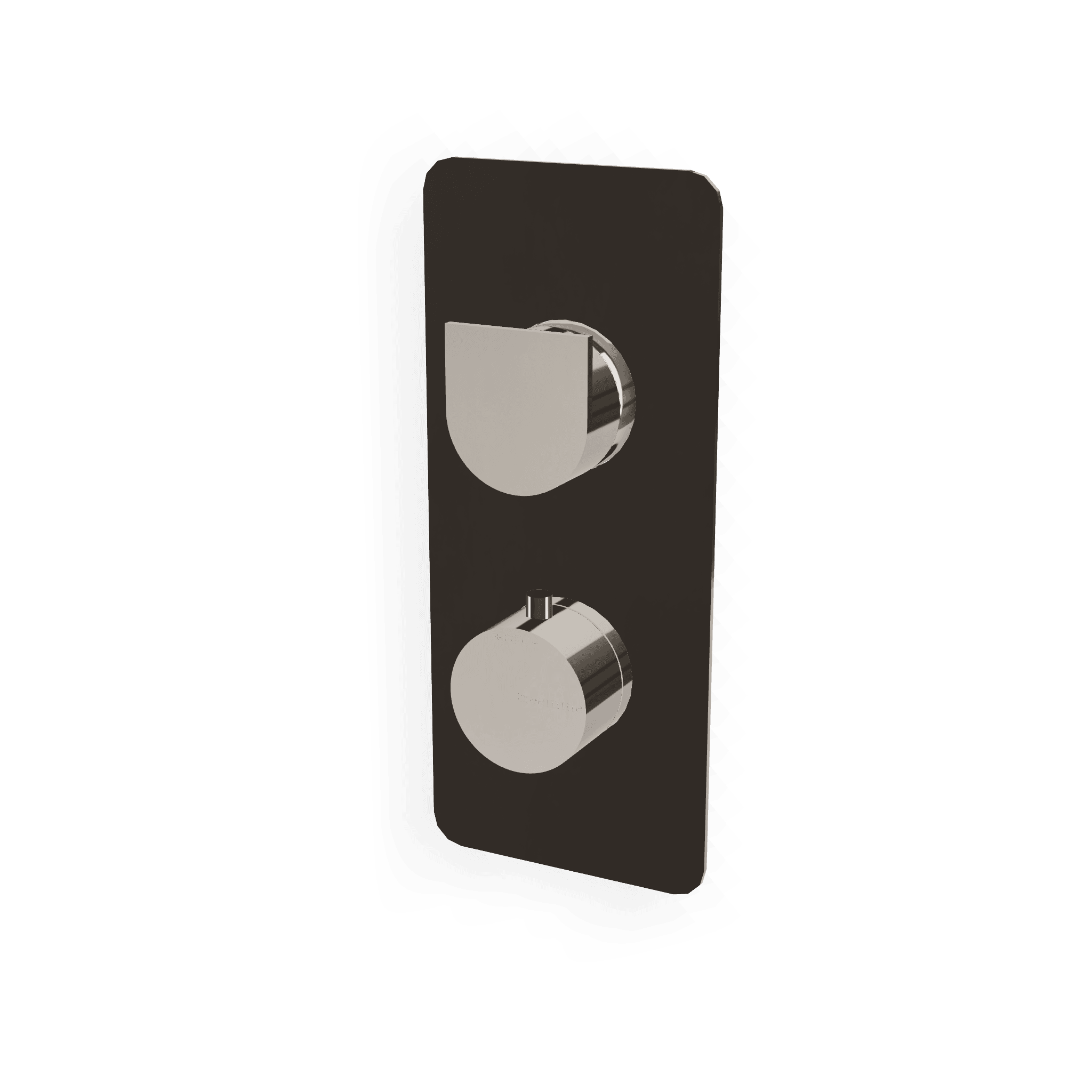 Внешняя часть термостатического смесителя на 2 потребителя Hask