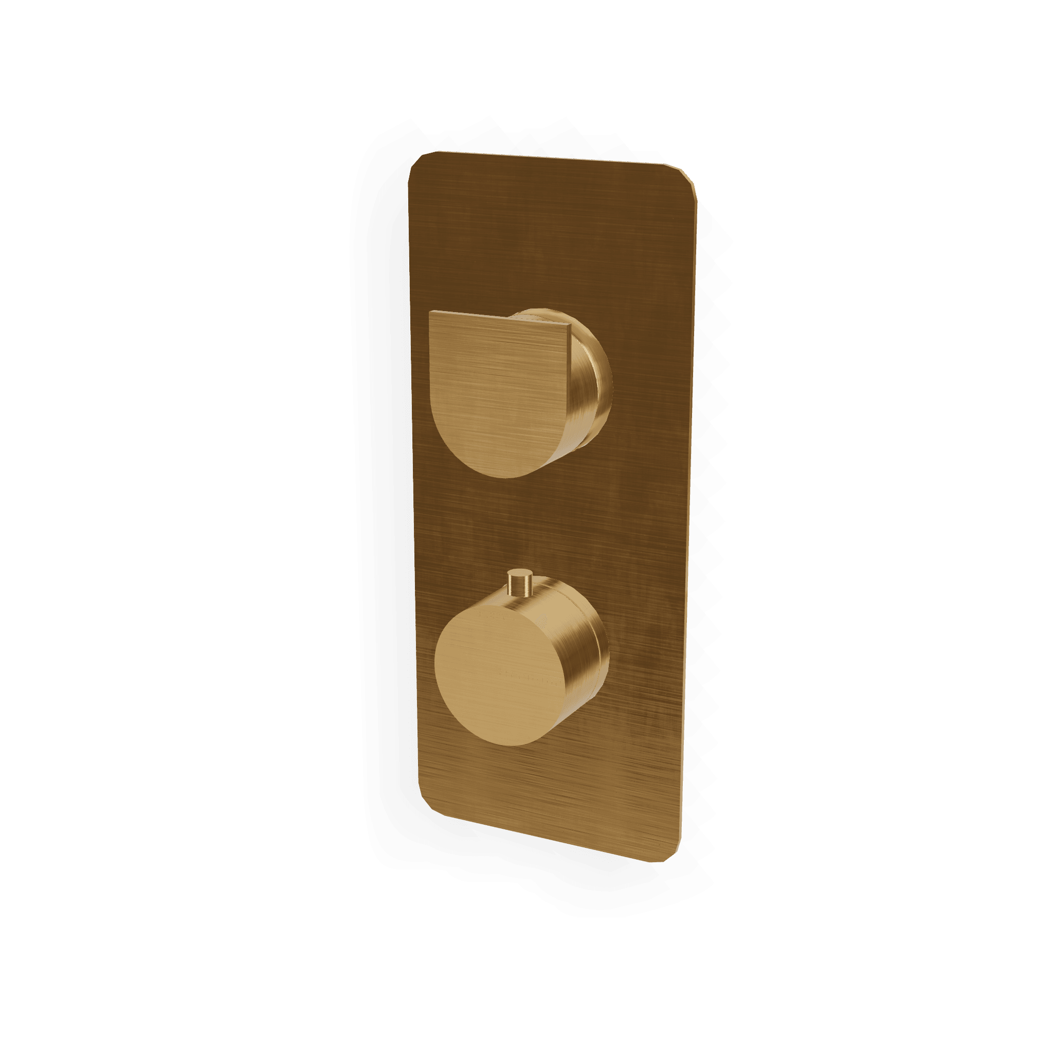 Внешняя часть термостатического смесителя на 2 потребителя Hask