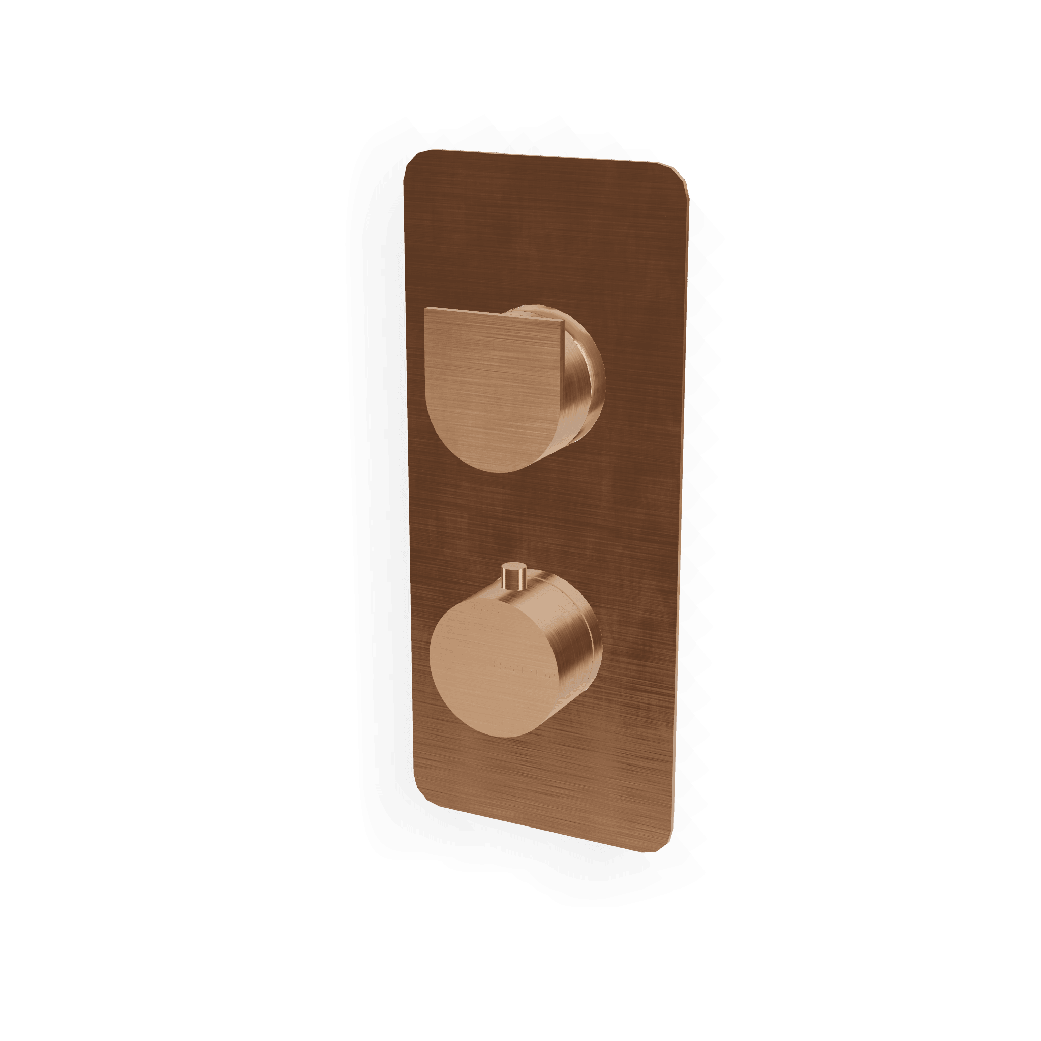 Внешняя часть термостатического смесителя на 2 потребителя Hask