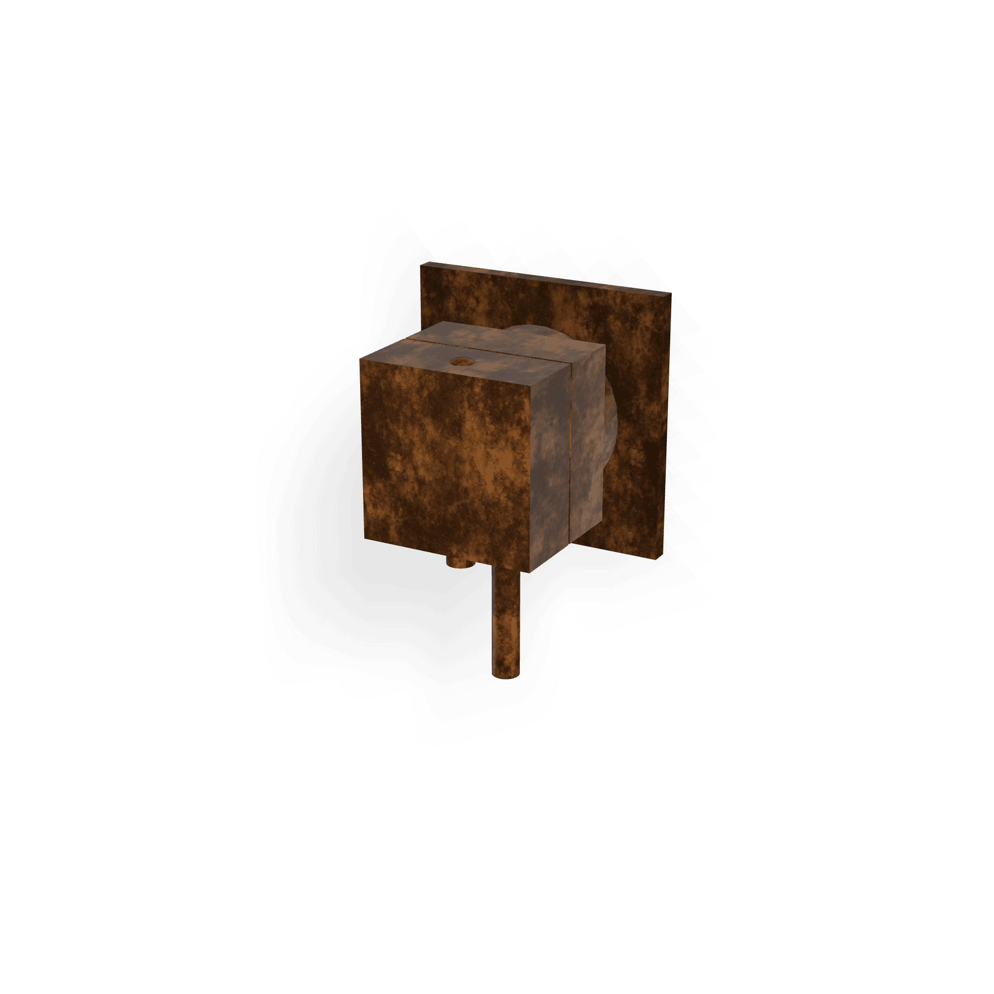 Внешняя часть термостатического смесителя для душа