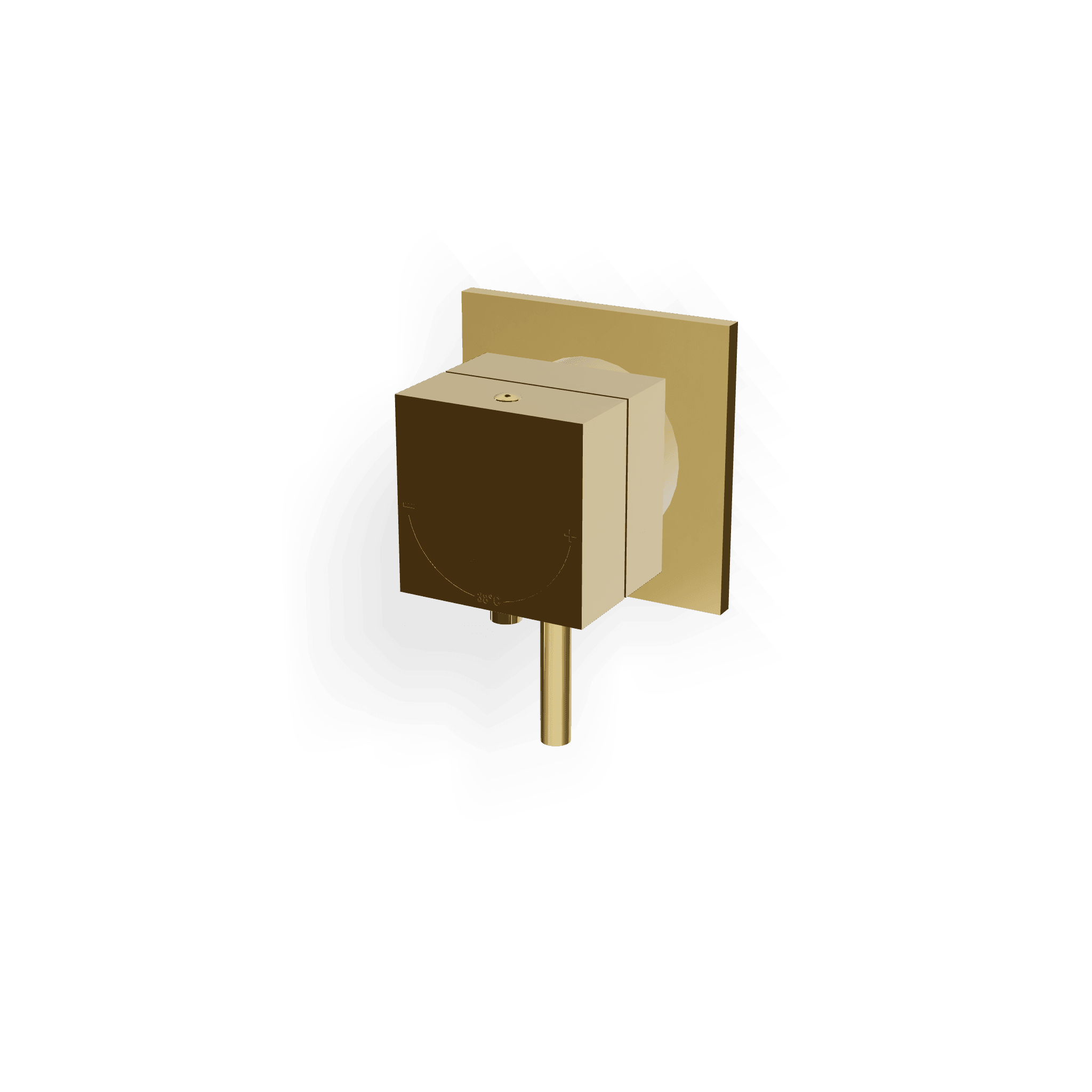 Внешняя часть термостатического смесителя для душа