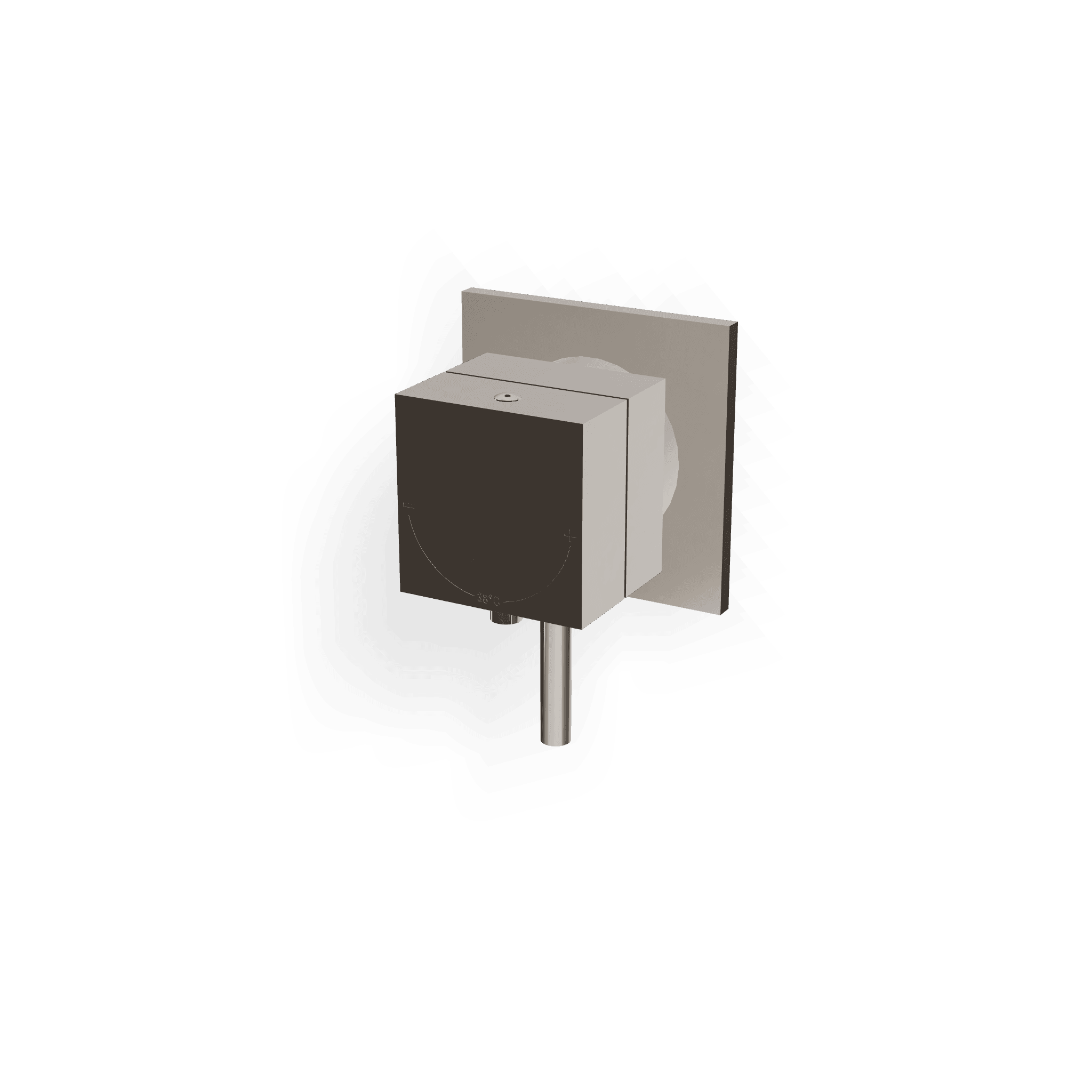 Внешняя часть термостатического смесителя для душа