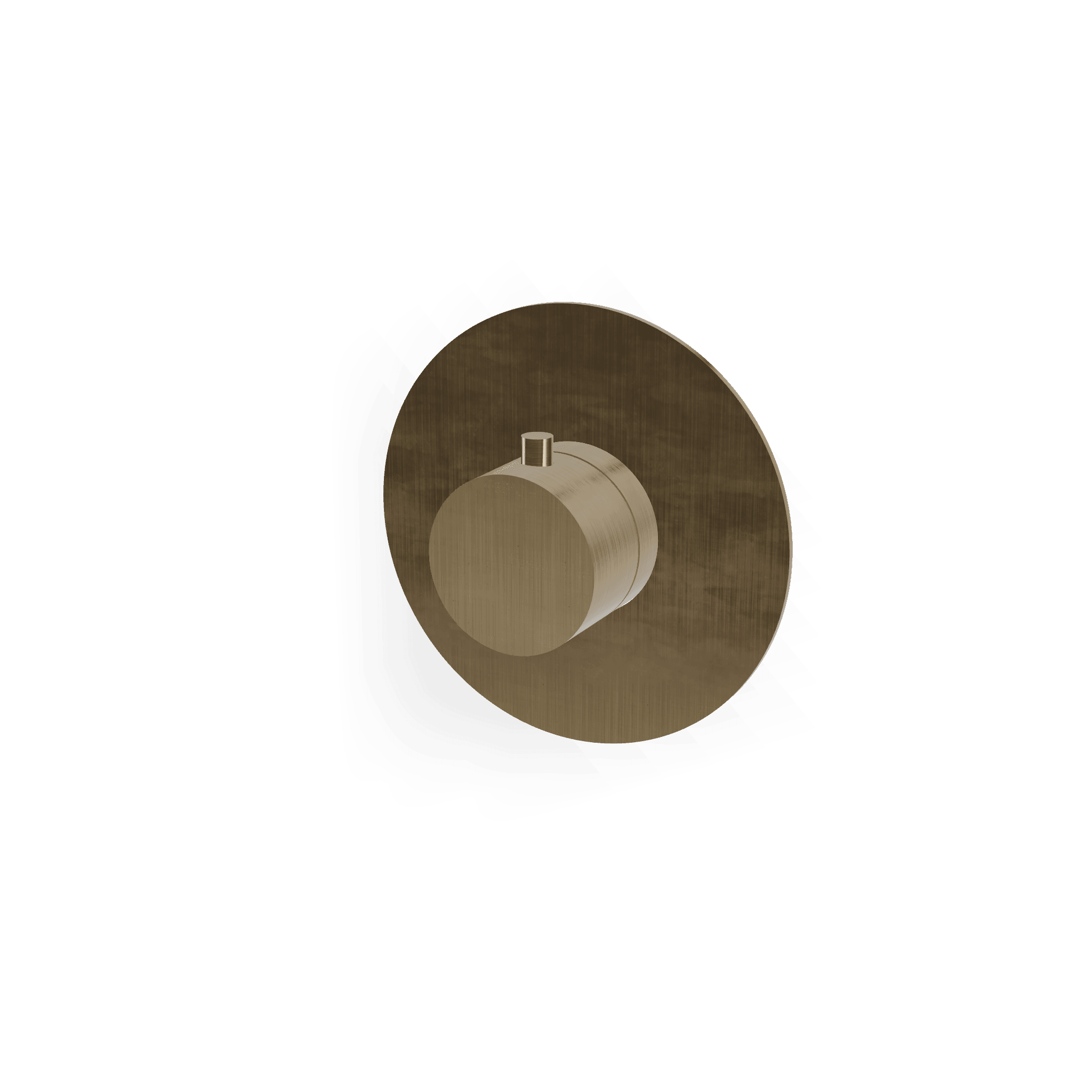 Внешняя часть термостатического смесителя для душа на 1 потребителя без перекрытия