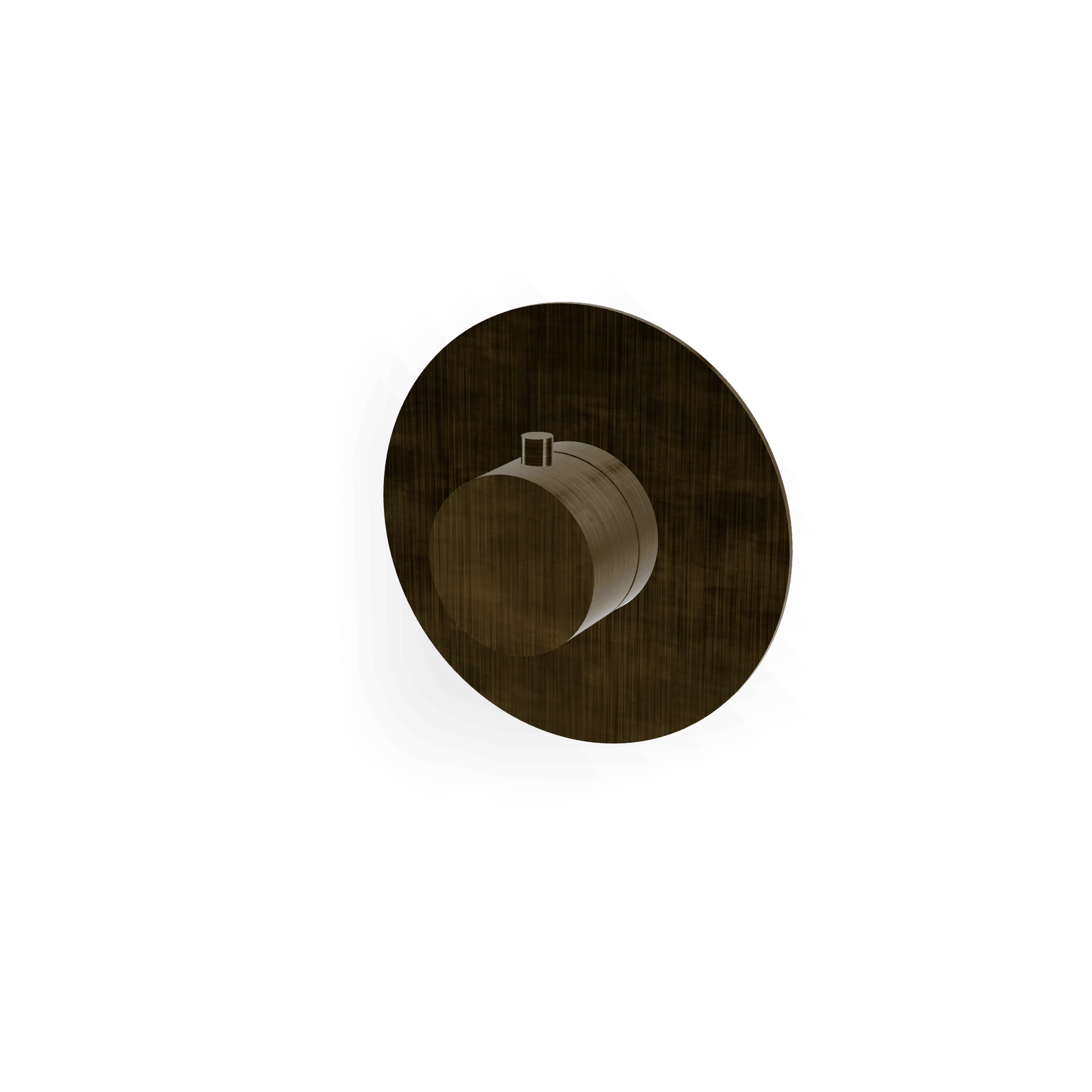 Внешняя часть термостатического смесителя для душа на 1 потребителя без перекрытия