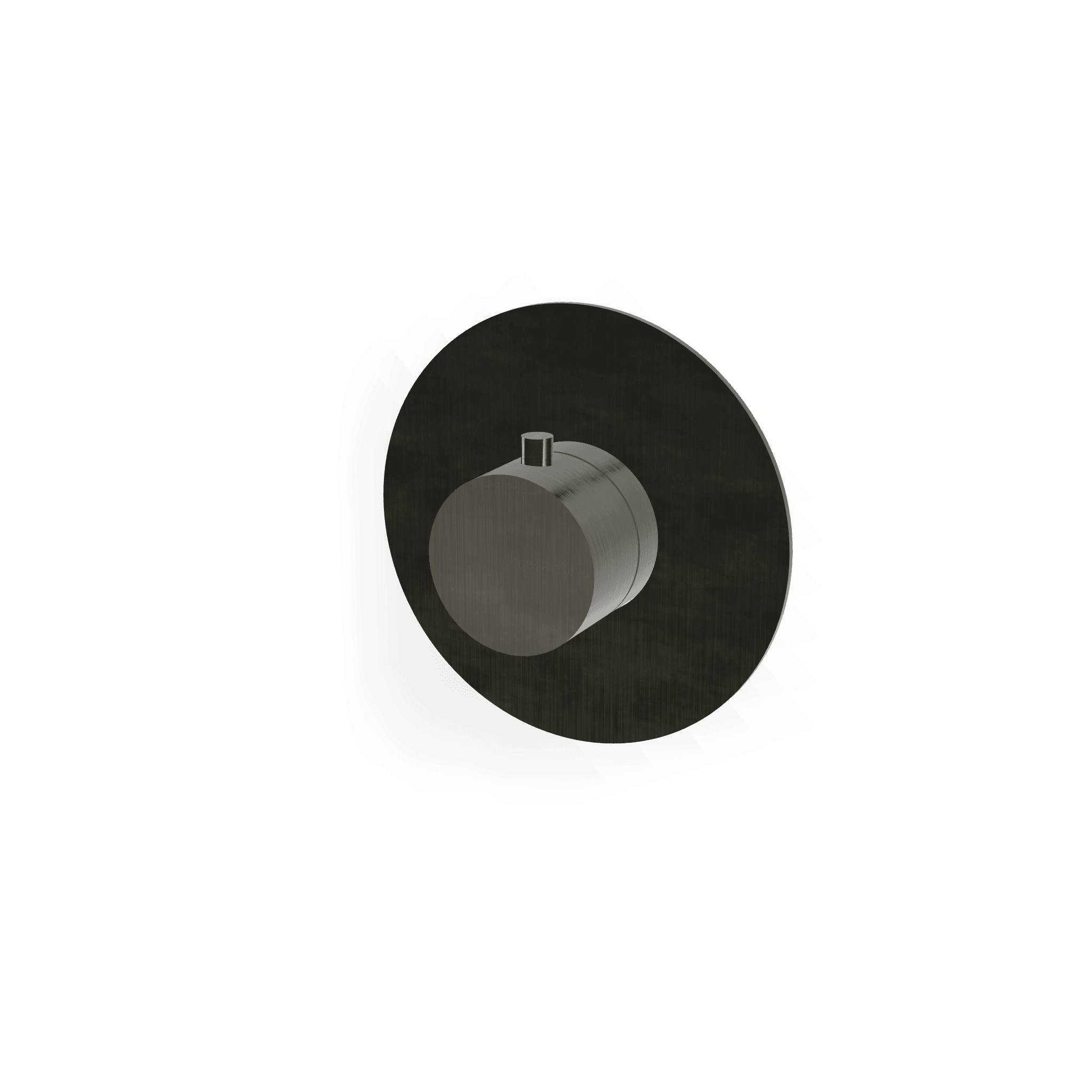 Внешняя часть термостатического смесителя для душа на 1 потребителя без перекрытия