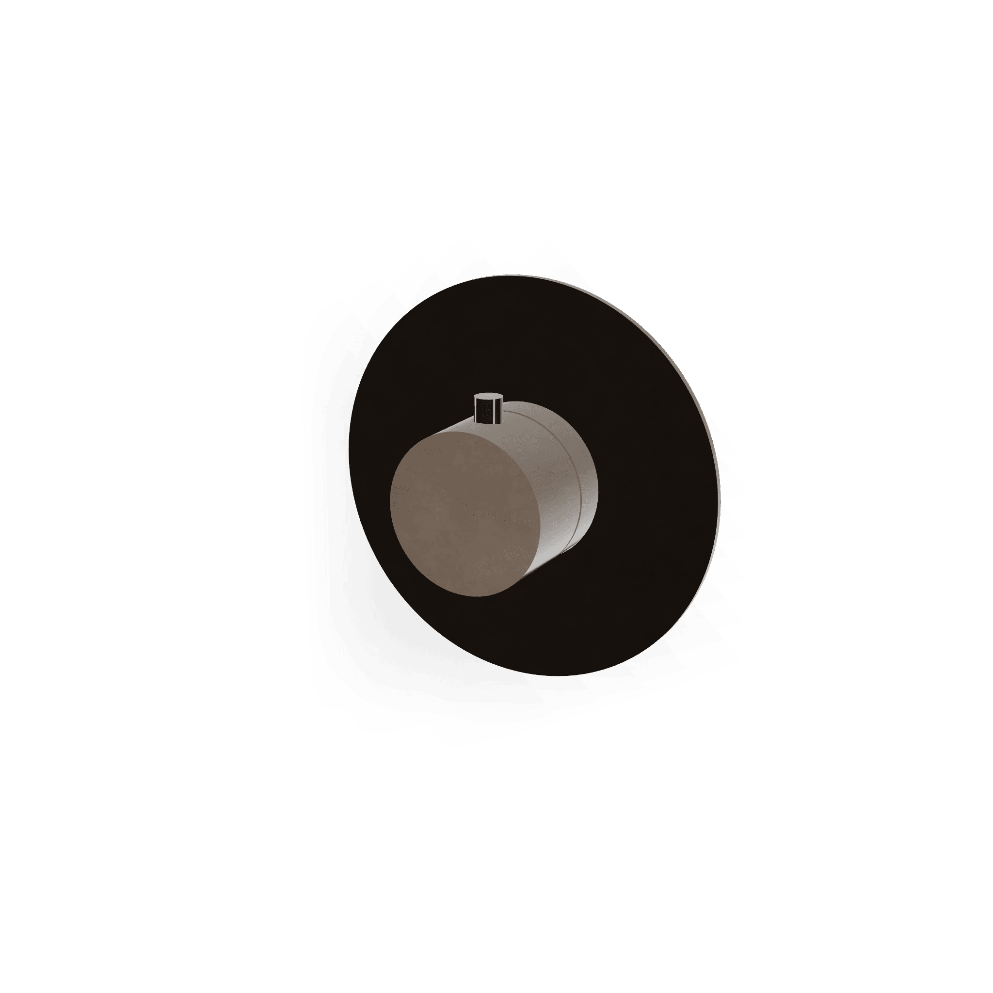 Внешняя часть термостатического смесителя для душа на 1 потребителя без перекрытия