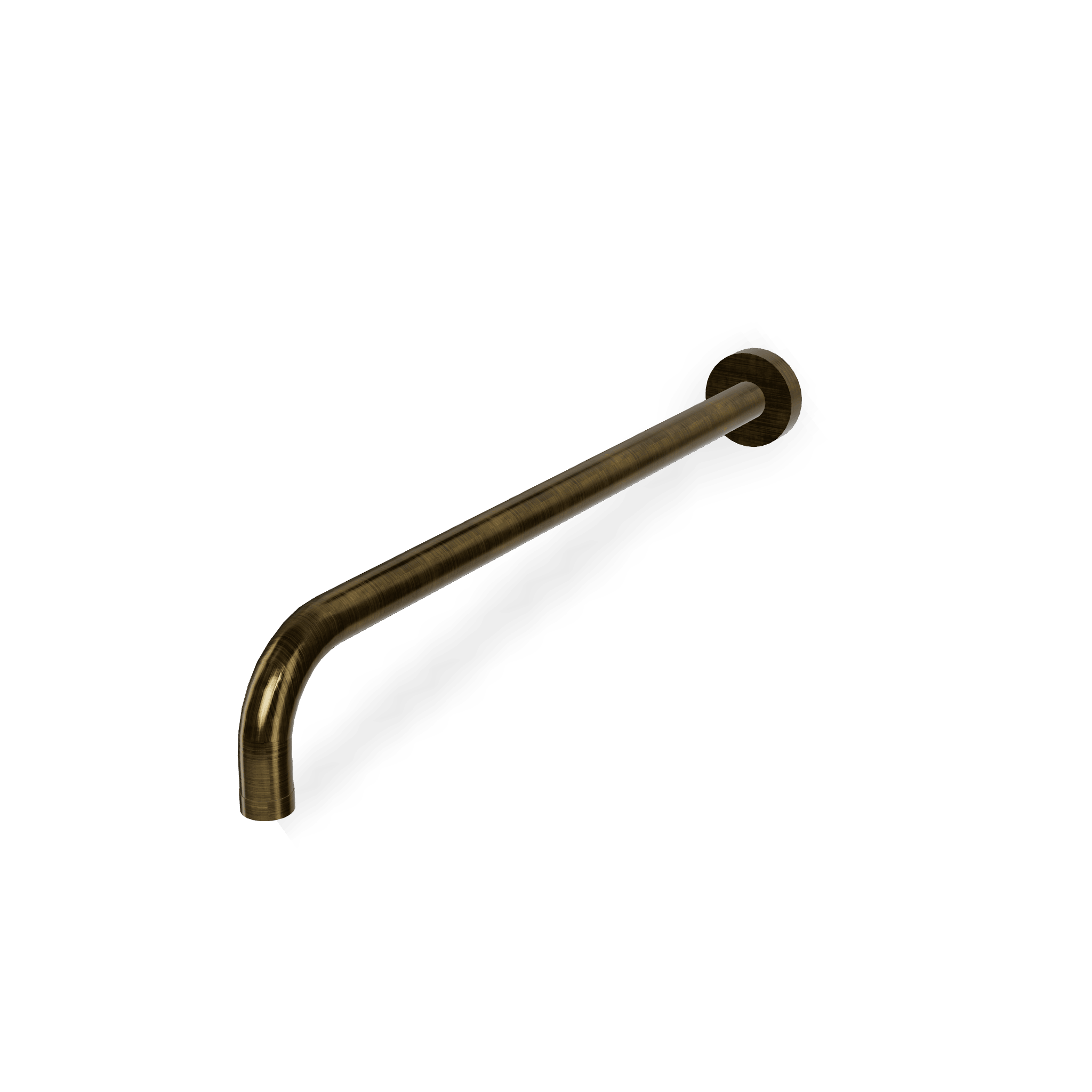 Душевой кронштейн 400 мм из стены