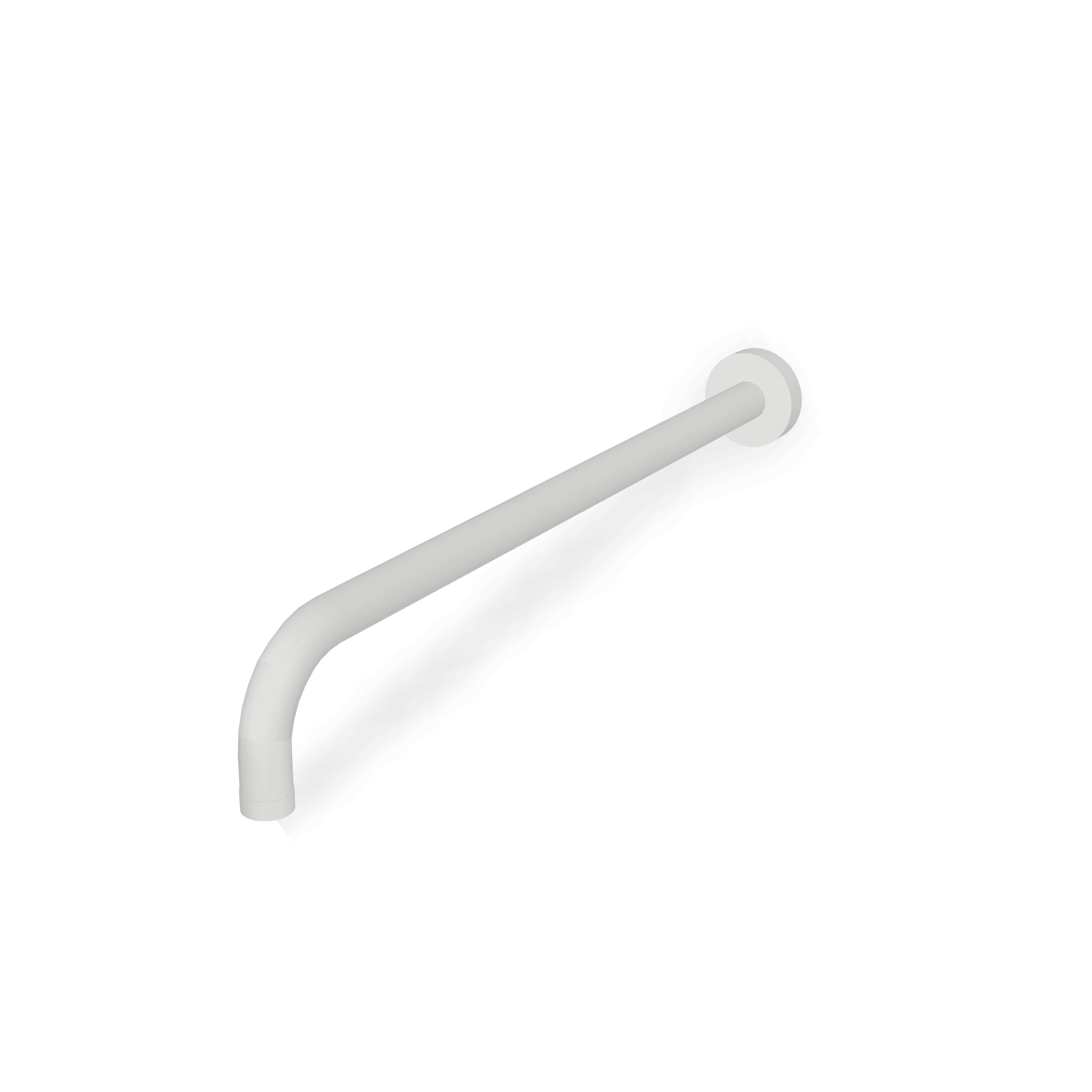 Душевой кронштейн 400 мм из стены