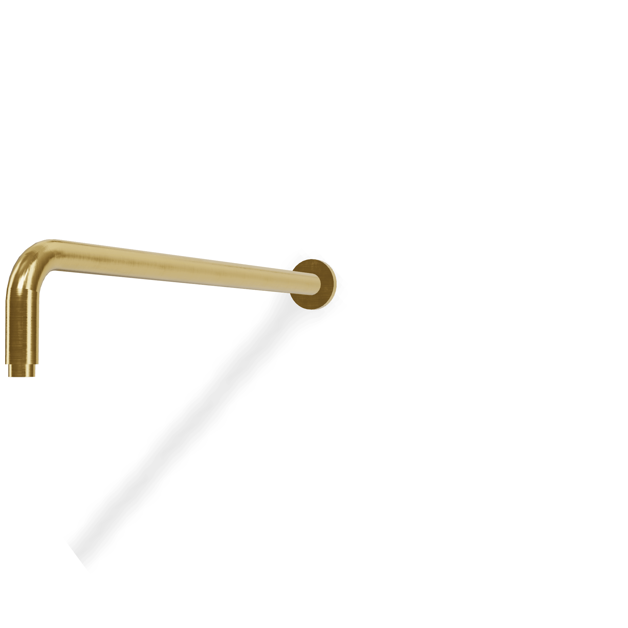 Душевой кронштейн 519 мм из стены