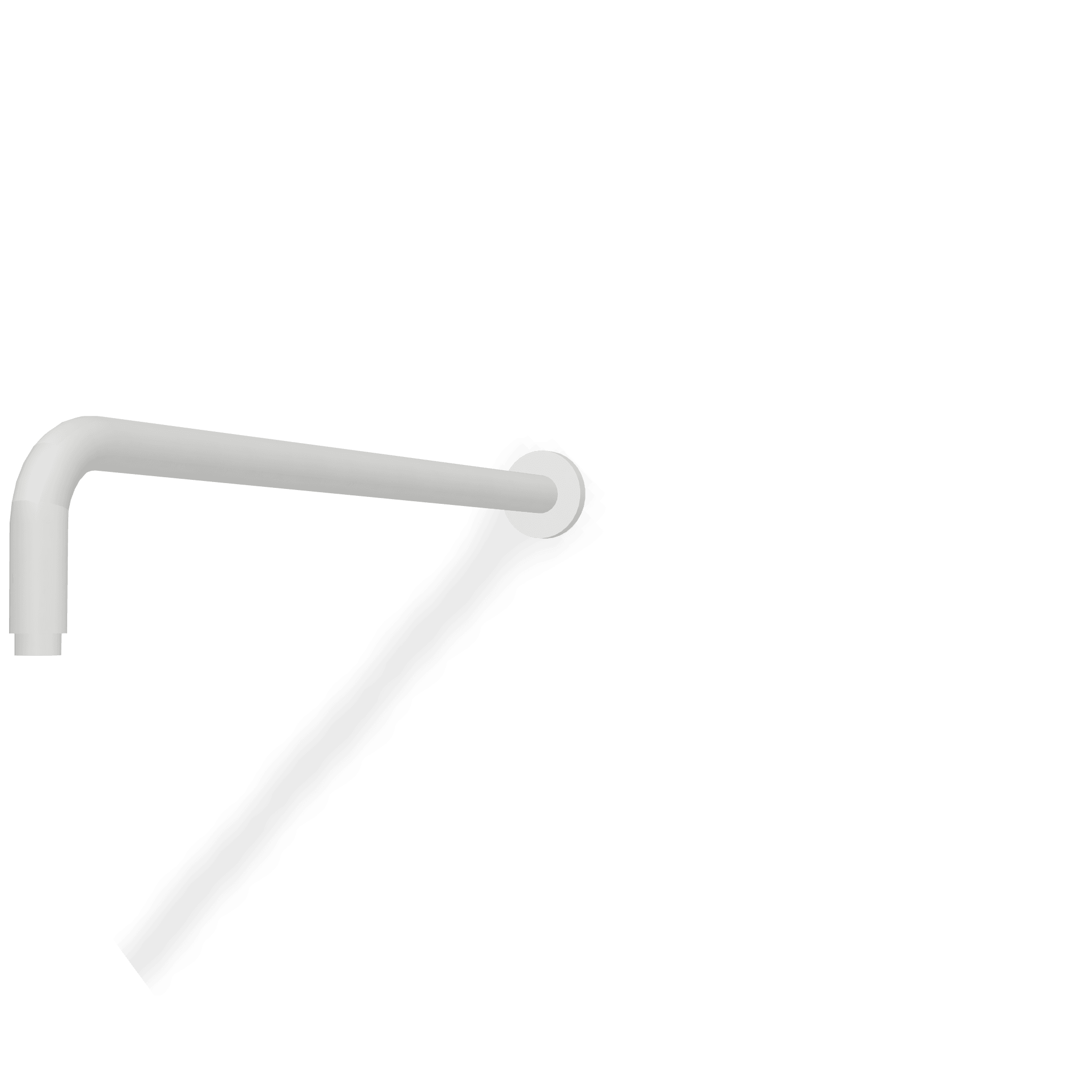 Душевой кронштейн 519 мм из стены