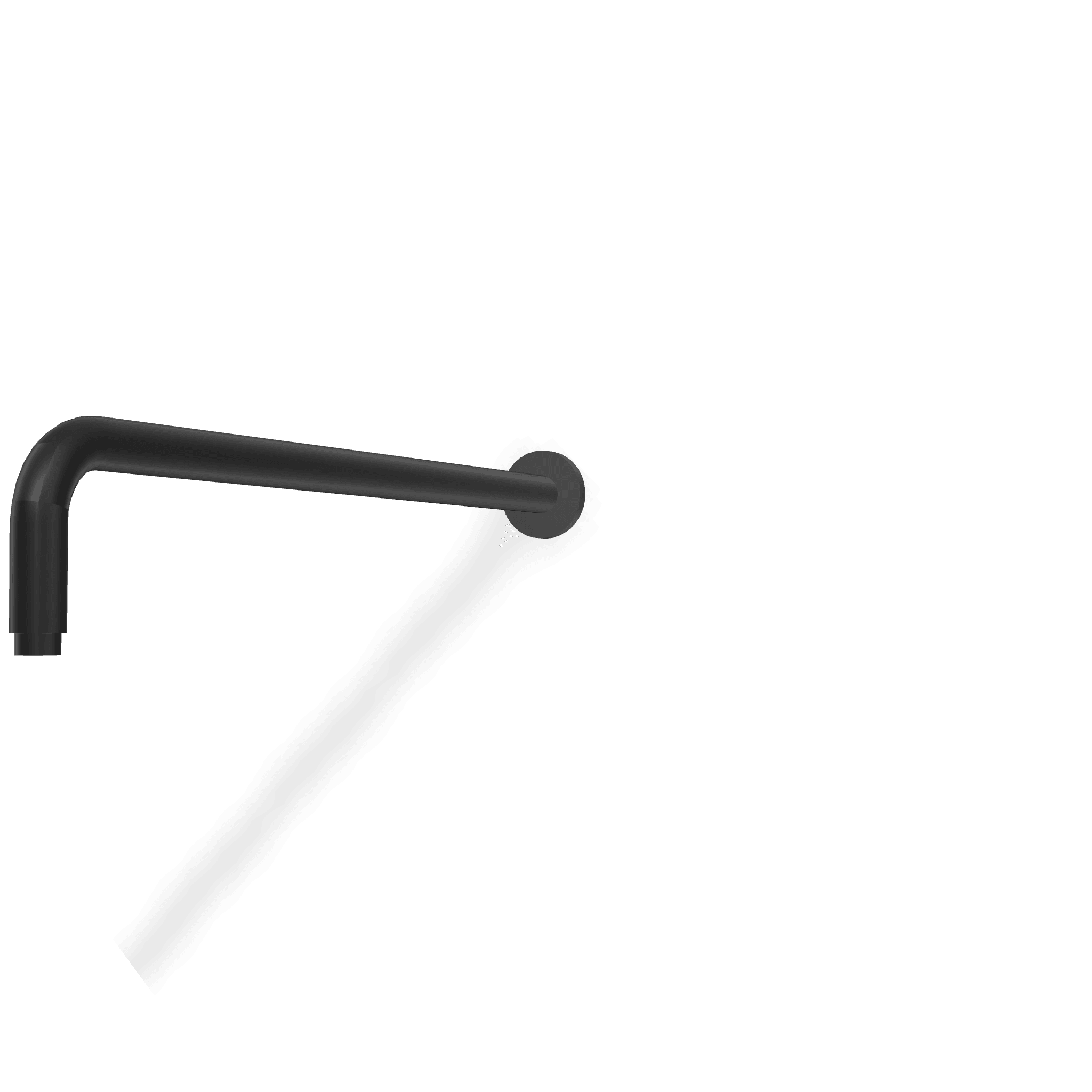 Душевой кронштейн 519 мм из стены