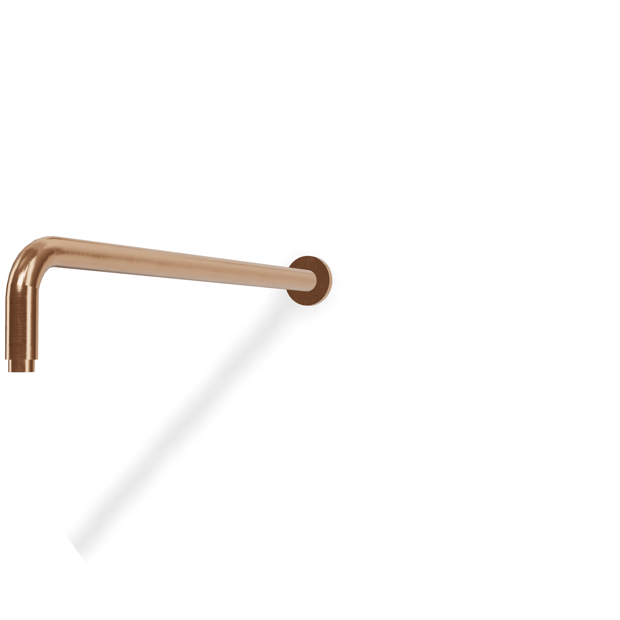 Душевой кронштейн 519 мм из стены