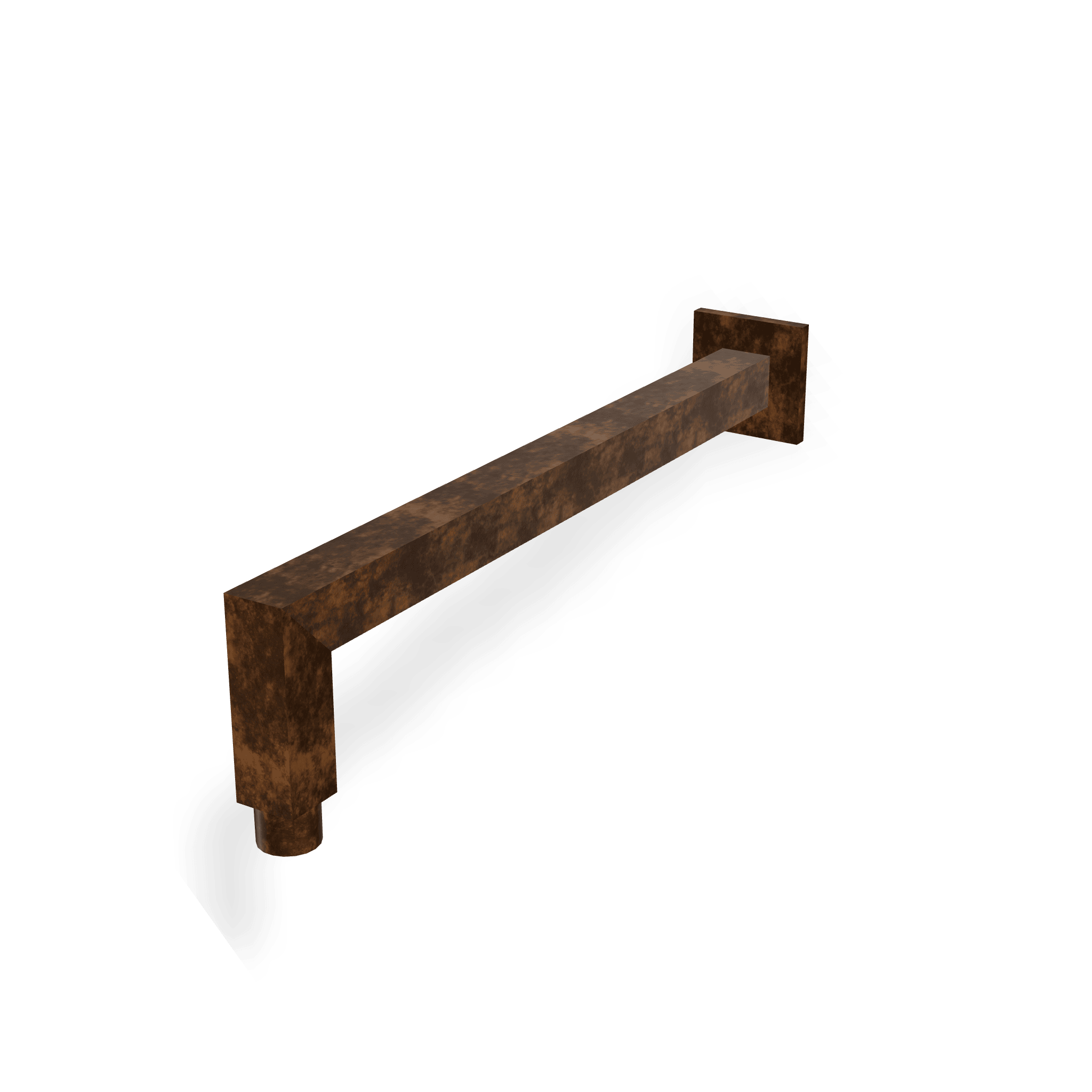 Душевой кронштейн 309 мм из стены