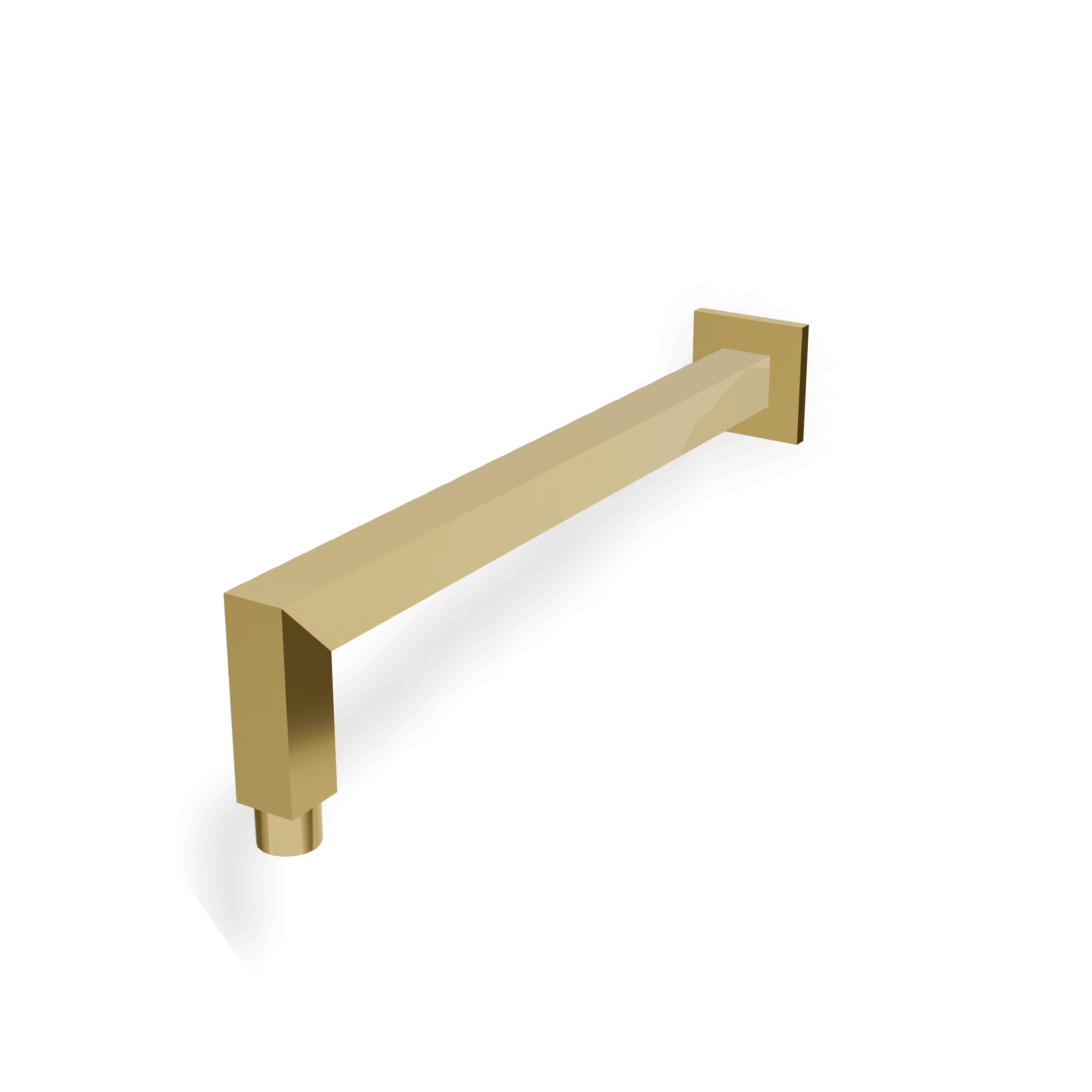 Душевой кронштейн 309 мм из стены