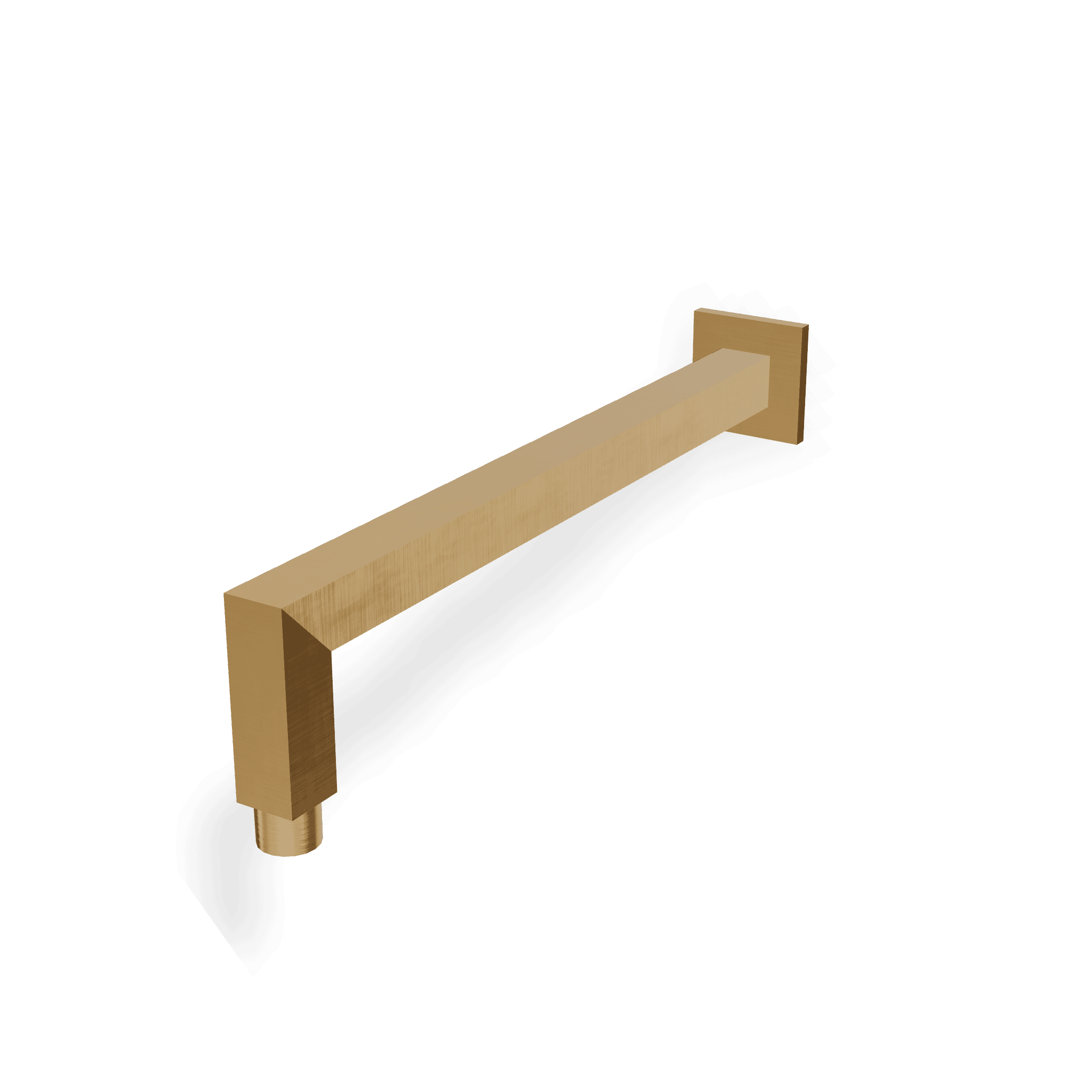 Душевой кронштейн 309 мм из стены