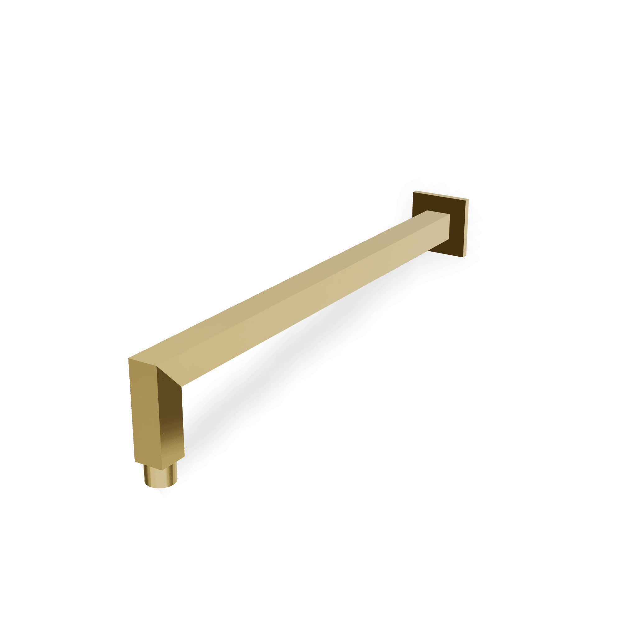 Душевой кронштейн 379 мм из стены