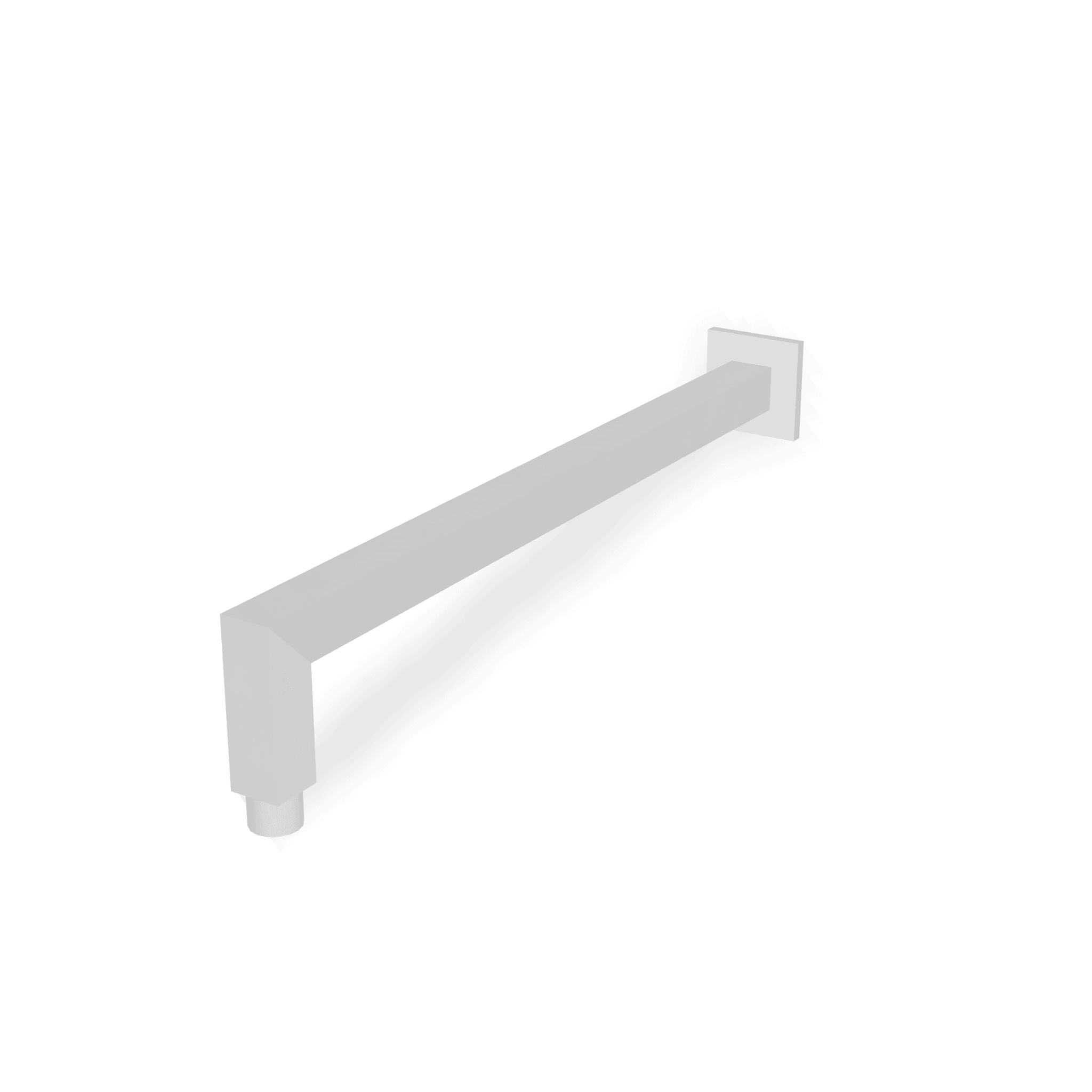 Душевой кронштейн 379 мм из стены