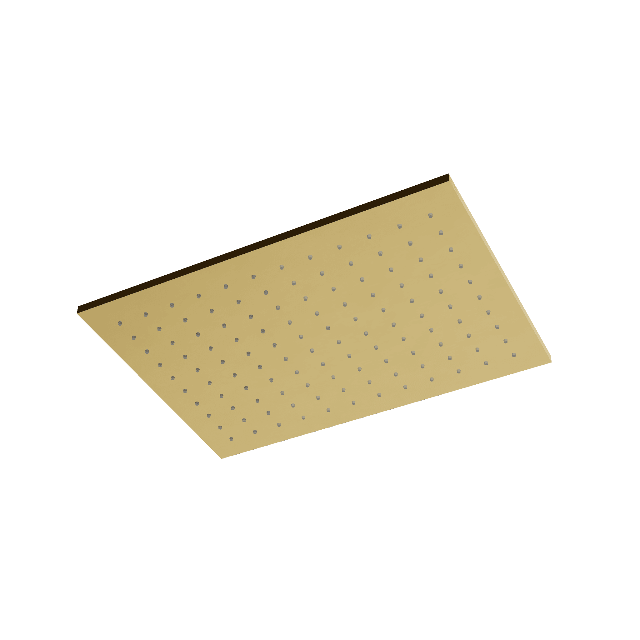 Верхний душ 360x260 мм