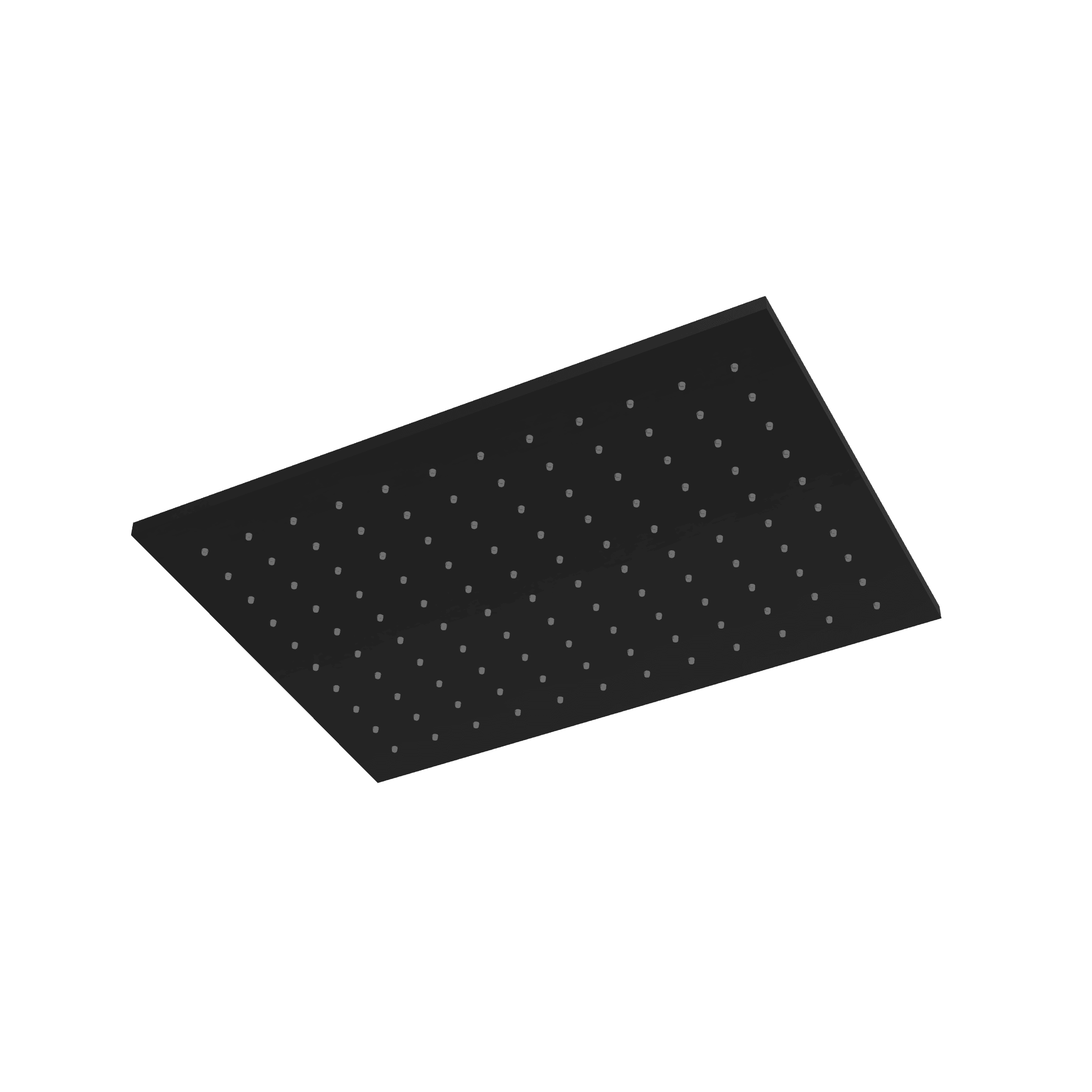 Верхний душ 360x260 мм