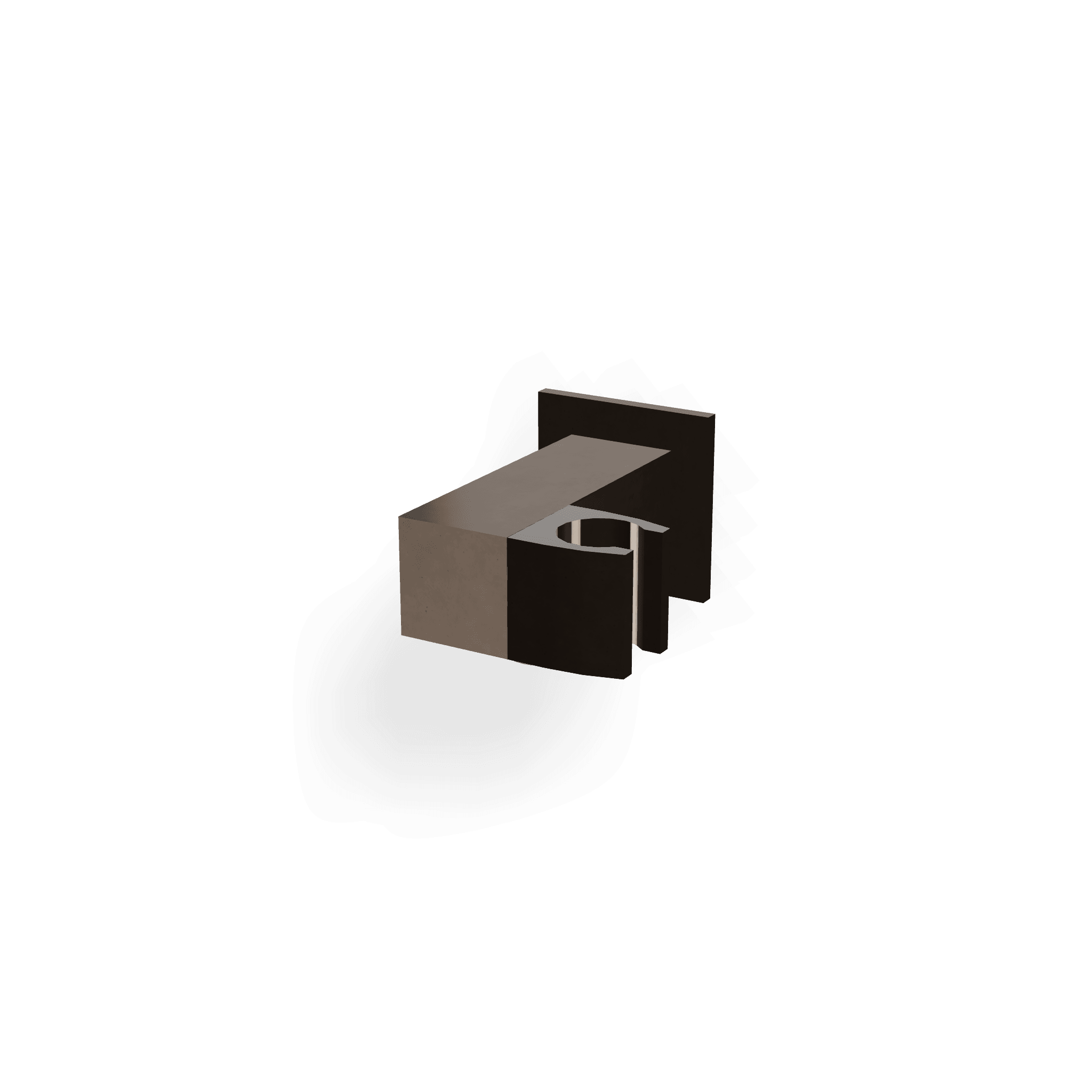 Регулируемый держатель ручного душа с шланговым подключением