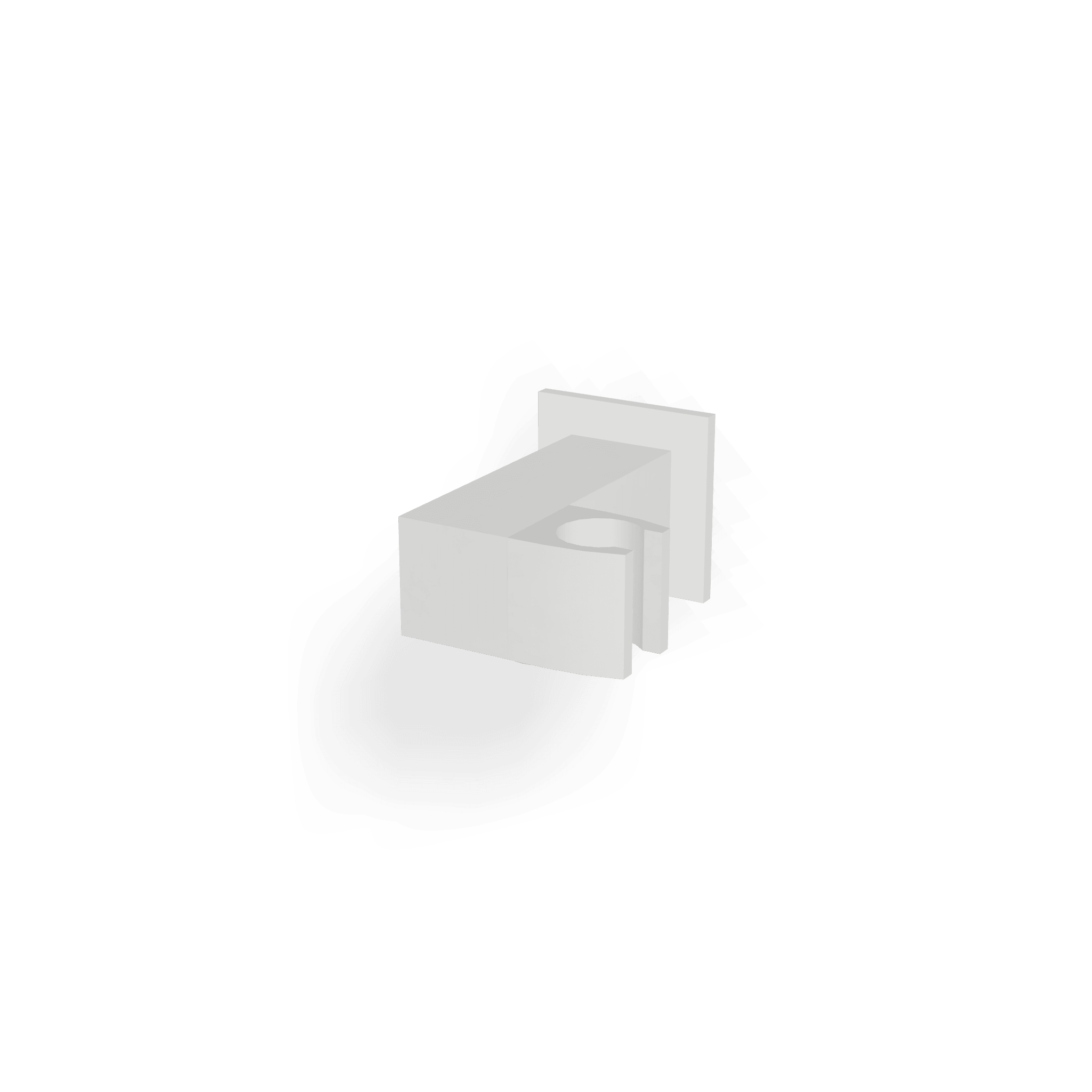 Регулируемый держатель ручного душа с шланговым подключением