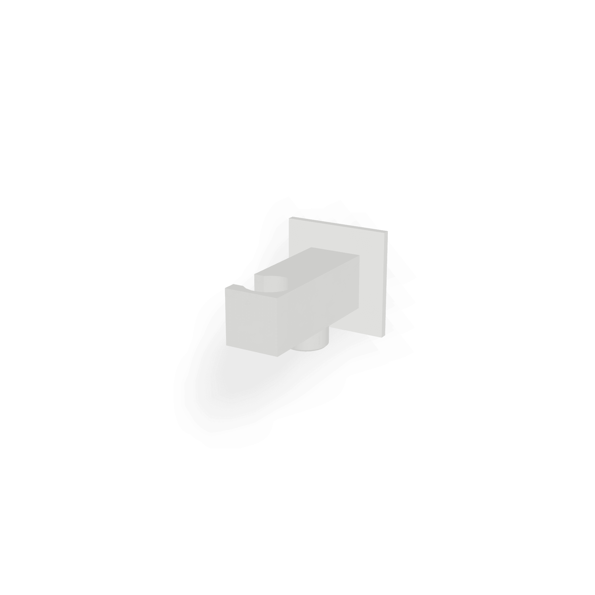 Держатель ручного душа с шланговым подключением