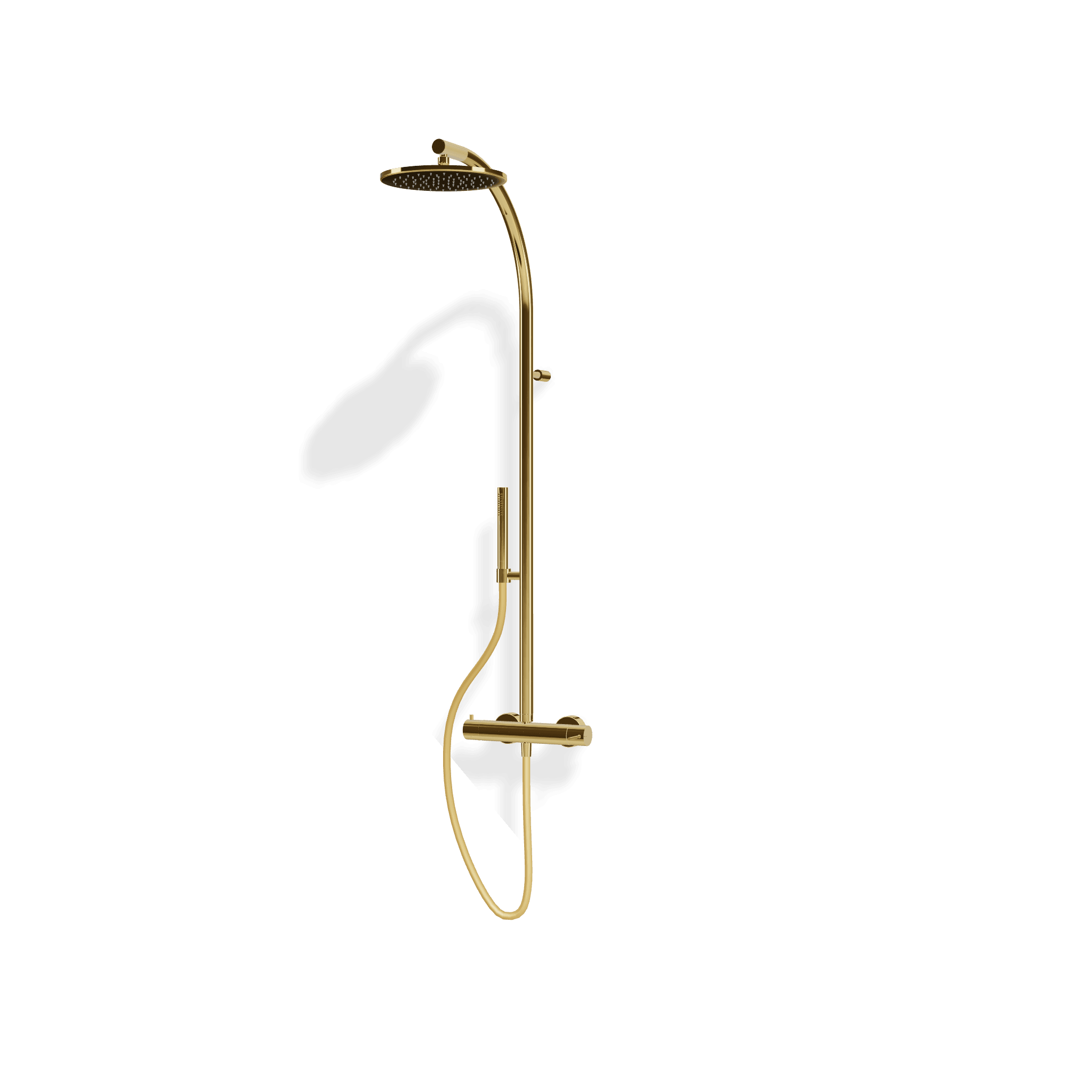 Душевая колонна со смесителем, ручным и верхним душем диаметром 255 мм