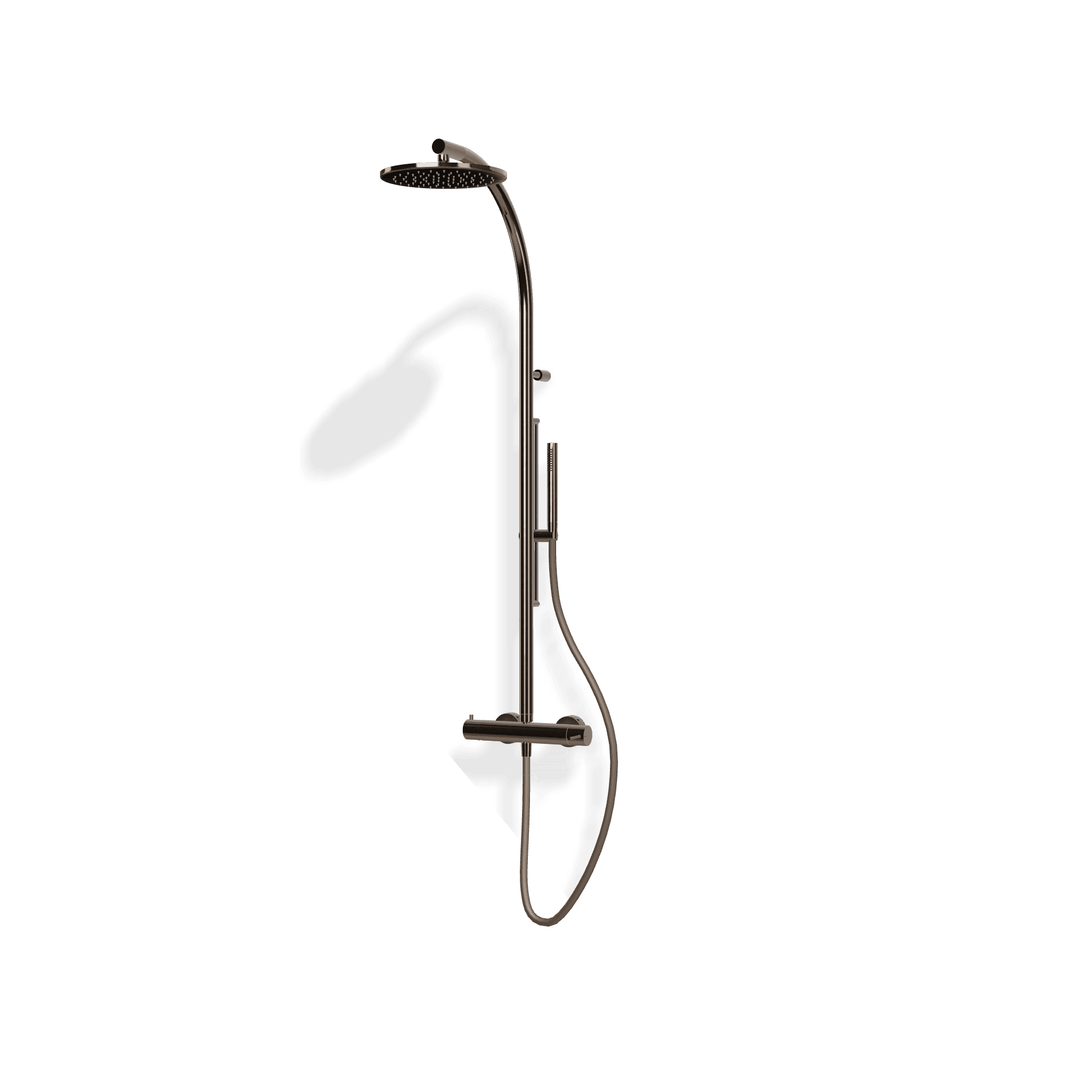 Душевая колонна со смесителем, верхним и ручным душем на штанге