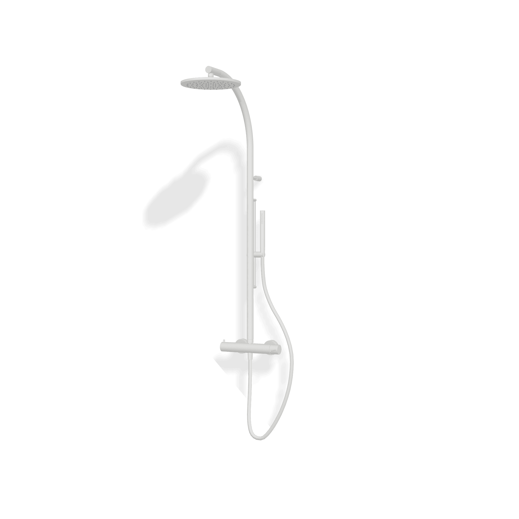 Душевая колонна со смесителем, верхним и ручным душем на штанге