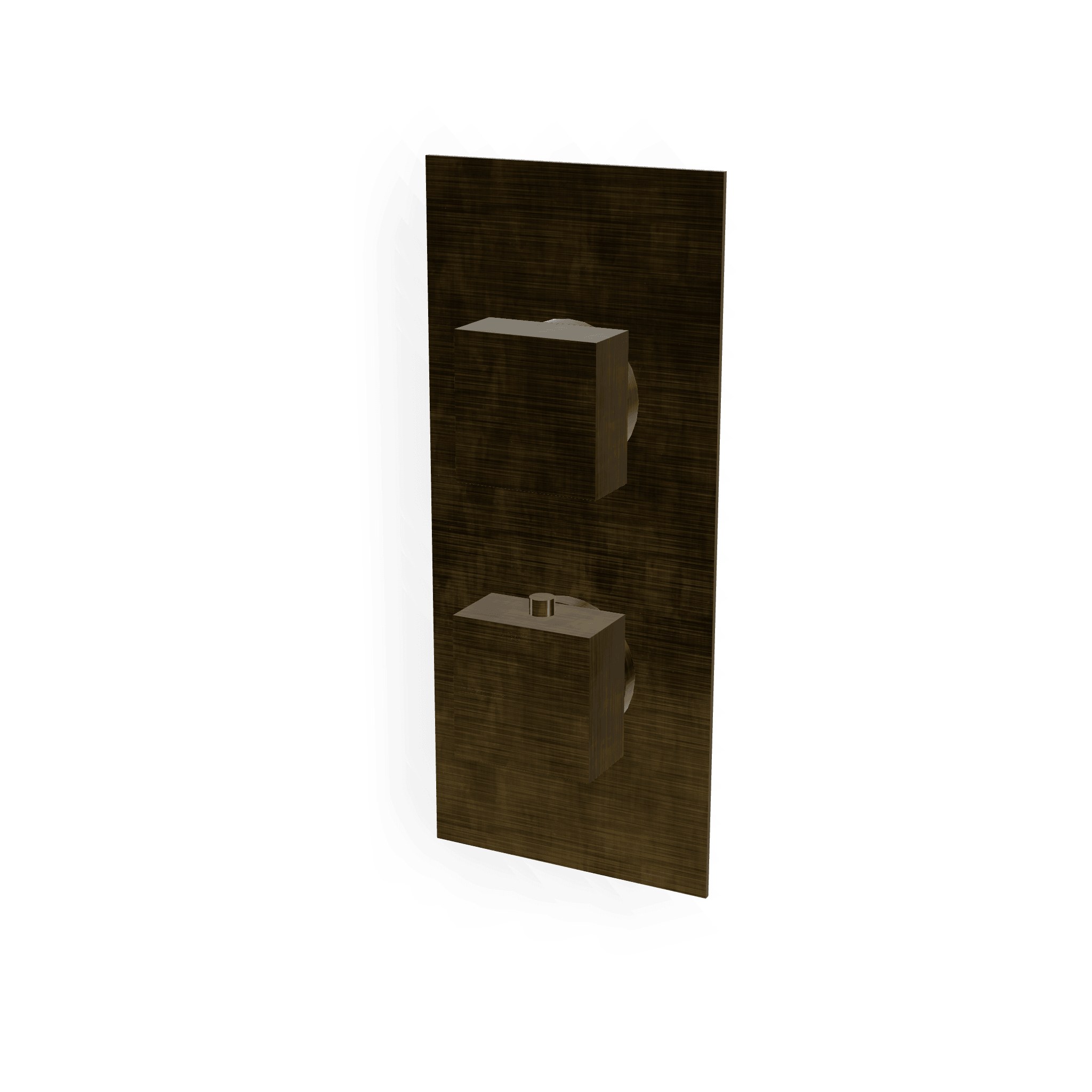 Внешняя часть термостатического смесителя на 2 потребителя