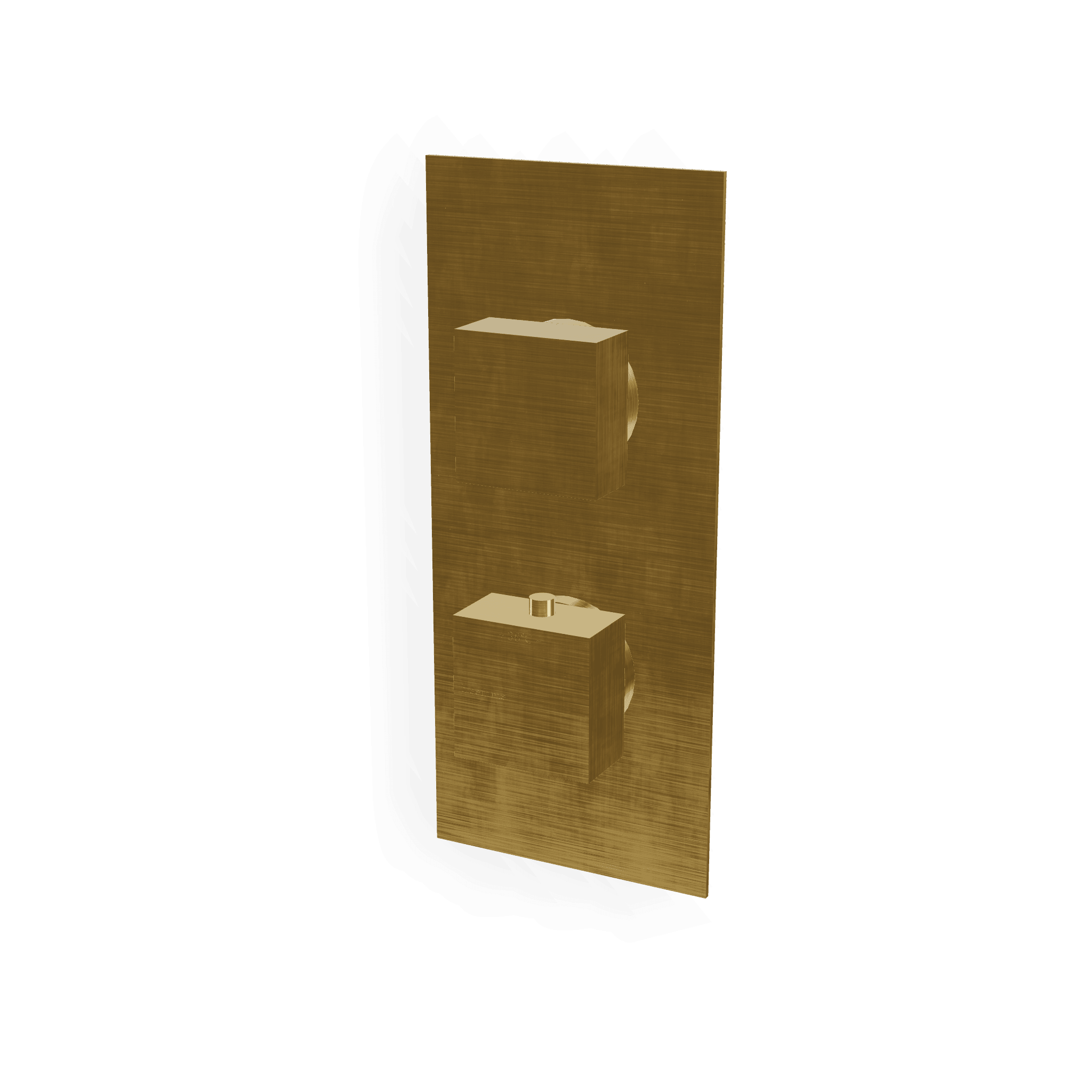 Внешняя часть термостатического смесителя на 2 потребителя