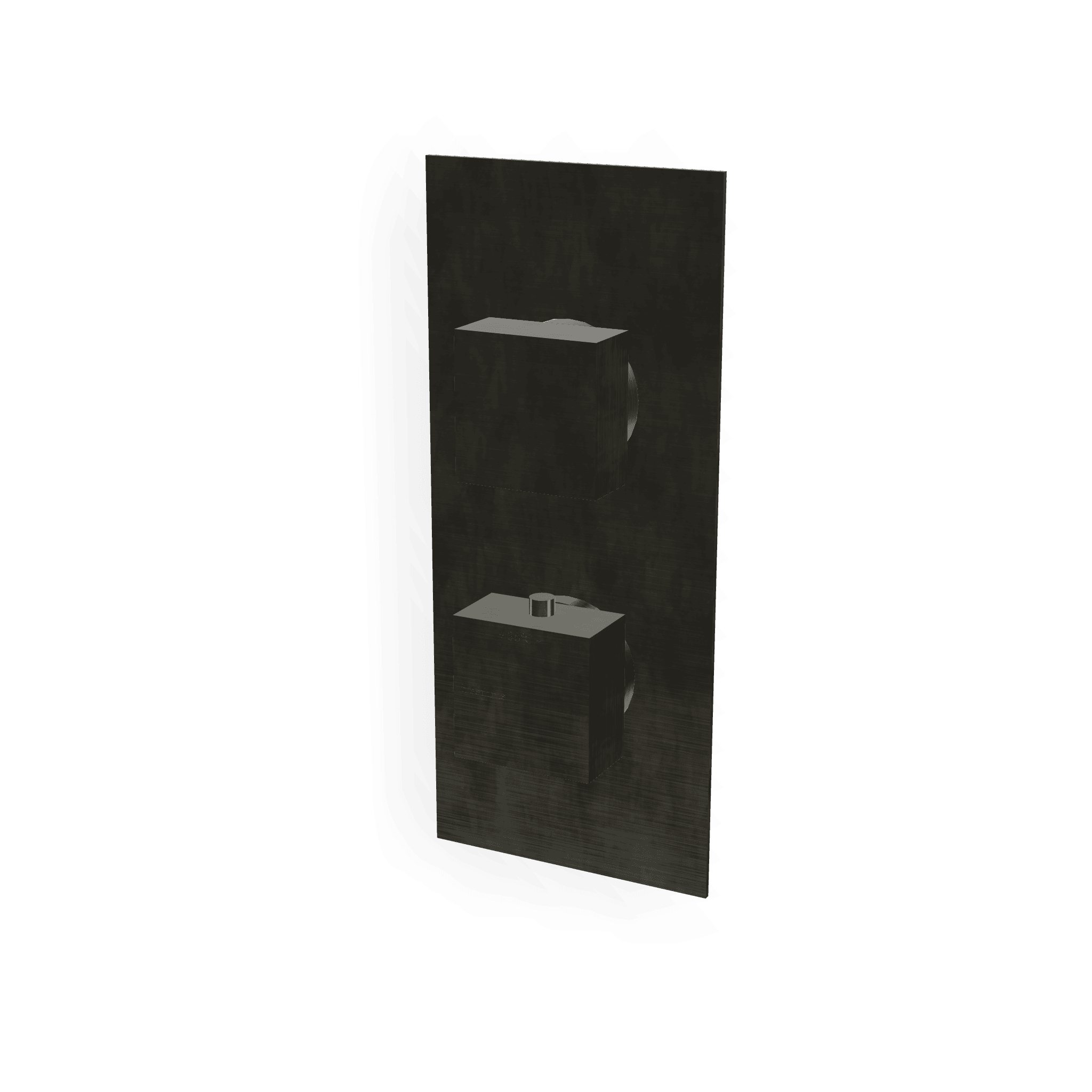 Внешняя часть термостатического смесителя на 2 потребителя